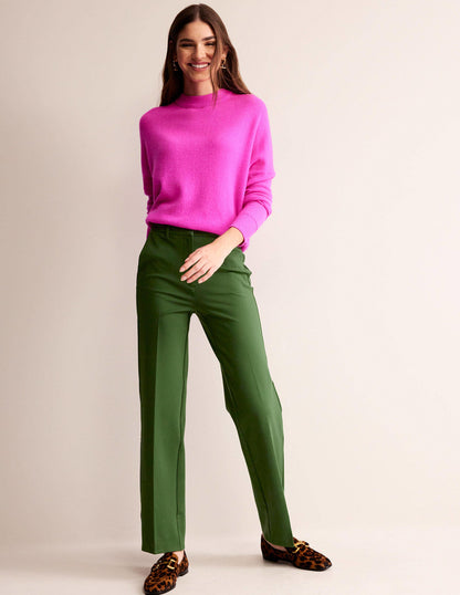 Pimlico Ponte Trousers-Winter Green-1