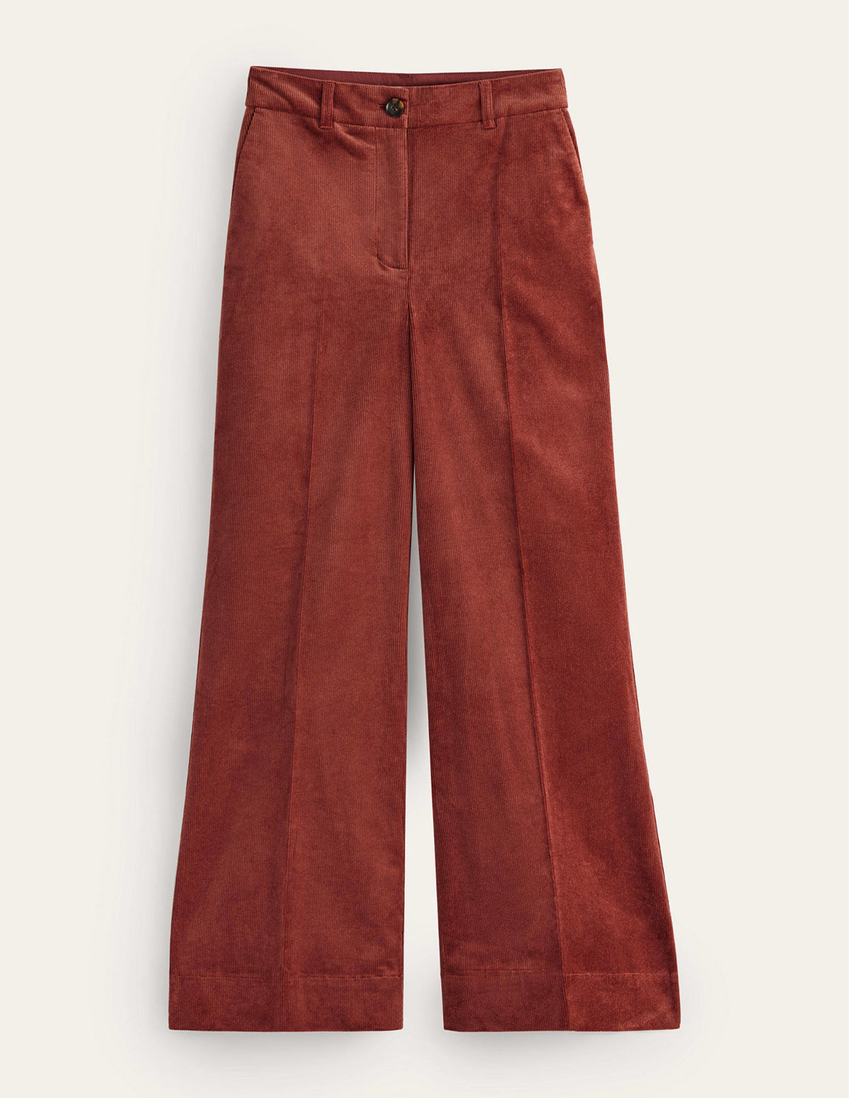 Wide-Leg Corduroy Trousers-Red Oak-6