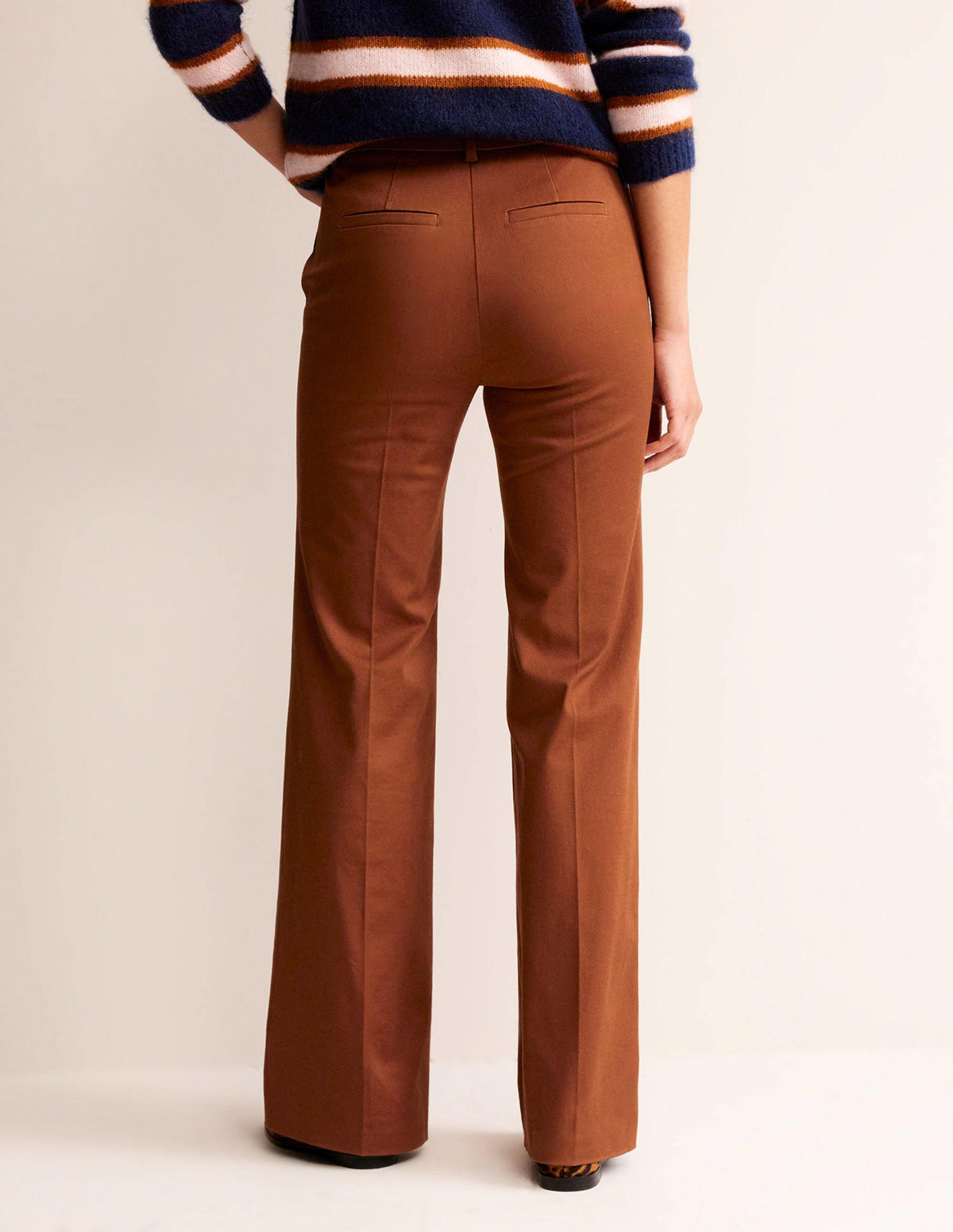 Brompton Bi-stretch Trousers-Cognac - Image 3