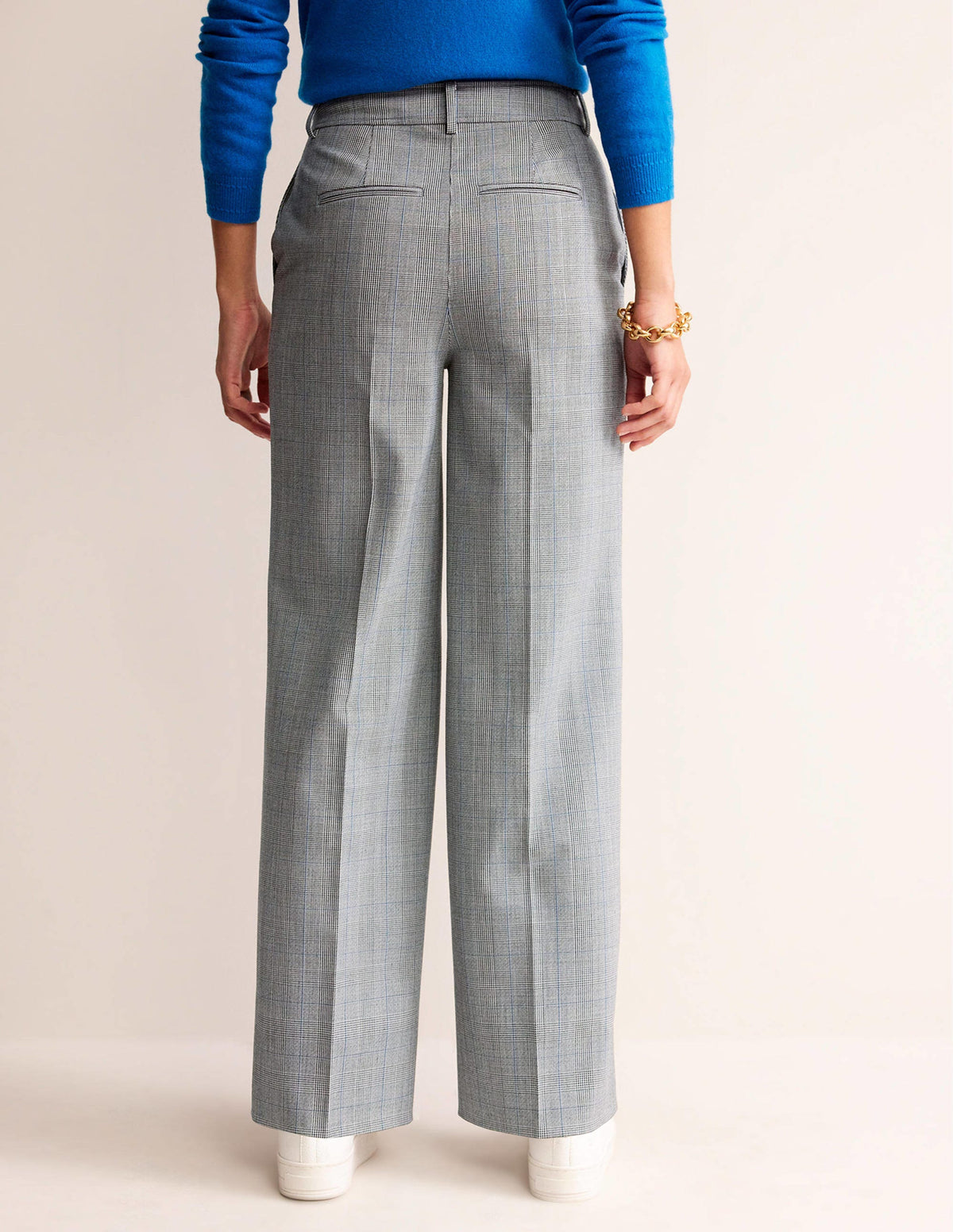 Westbourne Wool-Twill Trousers-Ivory, Charcoal and Blue Pow-3
