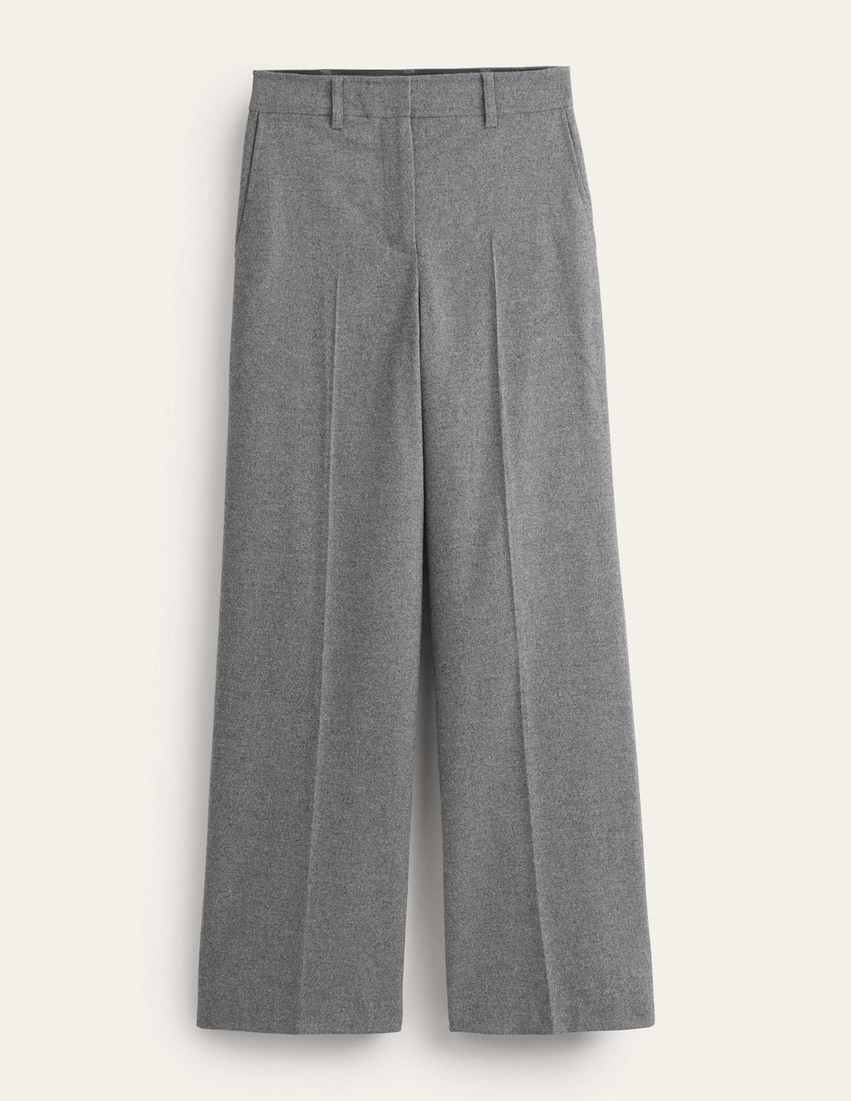 Westbourne Wool Trousers-Charcoal Marl - Image 5