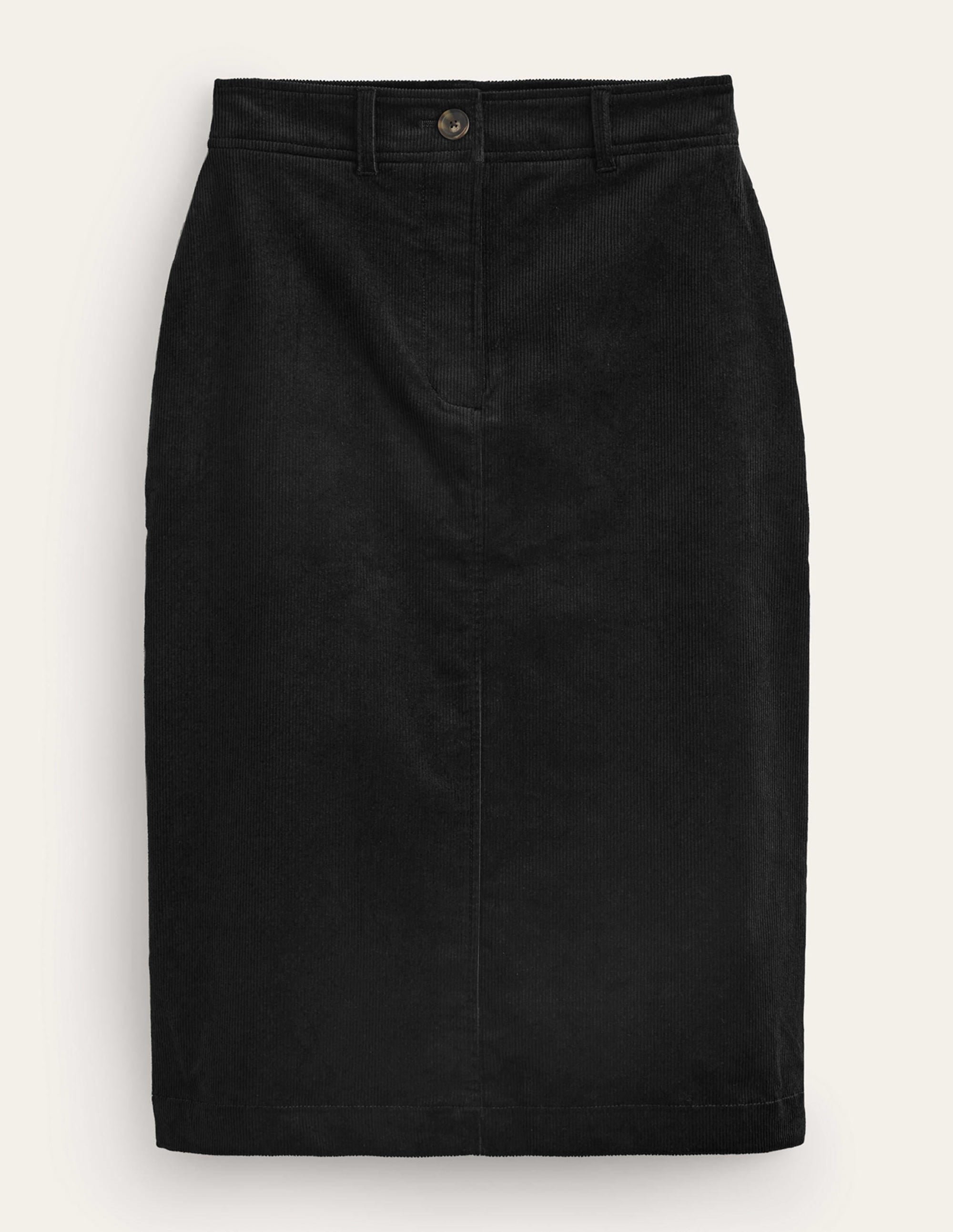Margot Cord Midi Skirt-Black - Image 5