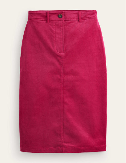 Margot Cord Midi Skirt-Warm Cranberry-7