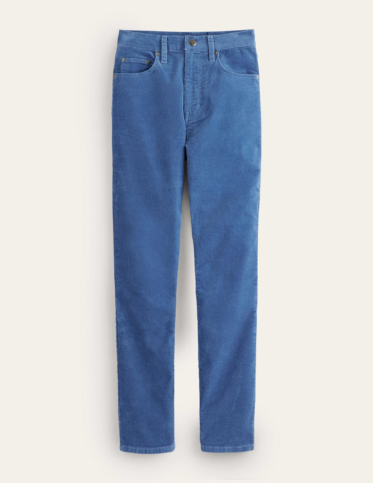 5 Pocket Cord Slim Jeans-Azure - Image 7