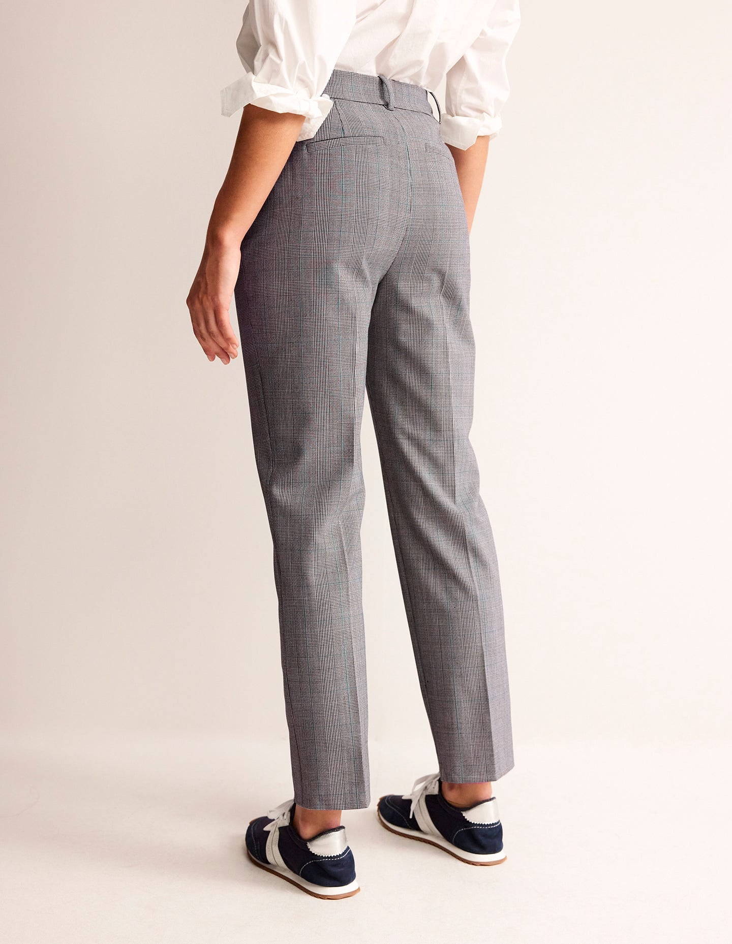 Kew Wool-Twill Trousers-Ivory, Charcoal and Blue Pow-3