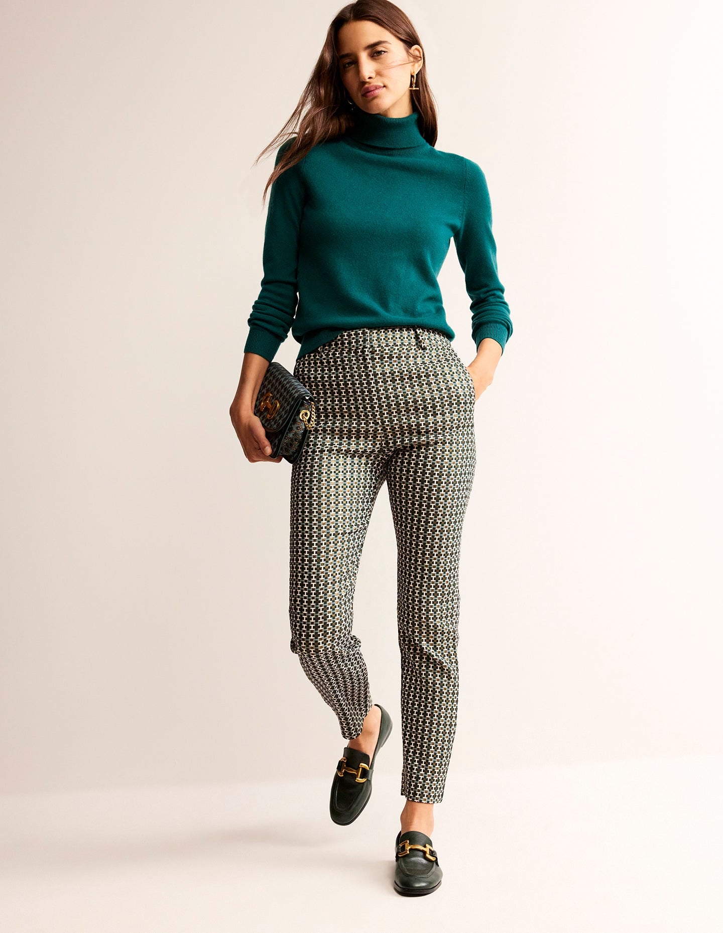 Highgate Jacquard Trousers-Jacquard - Image 1