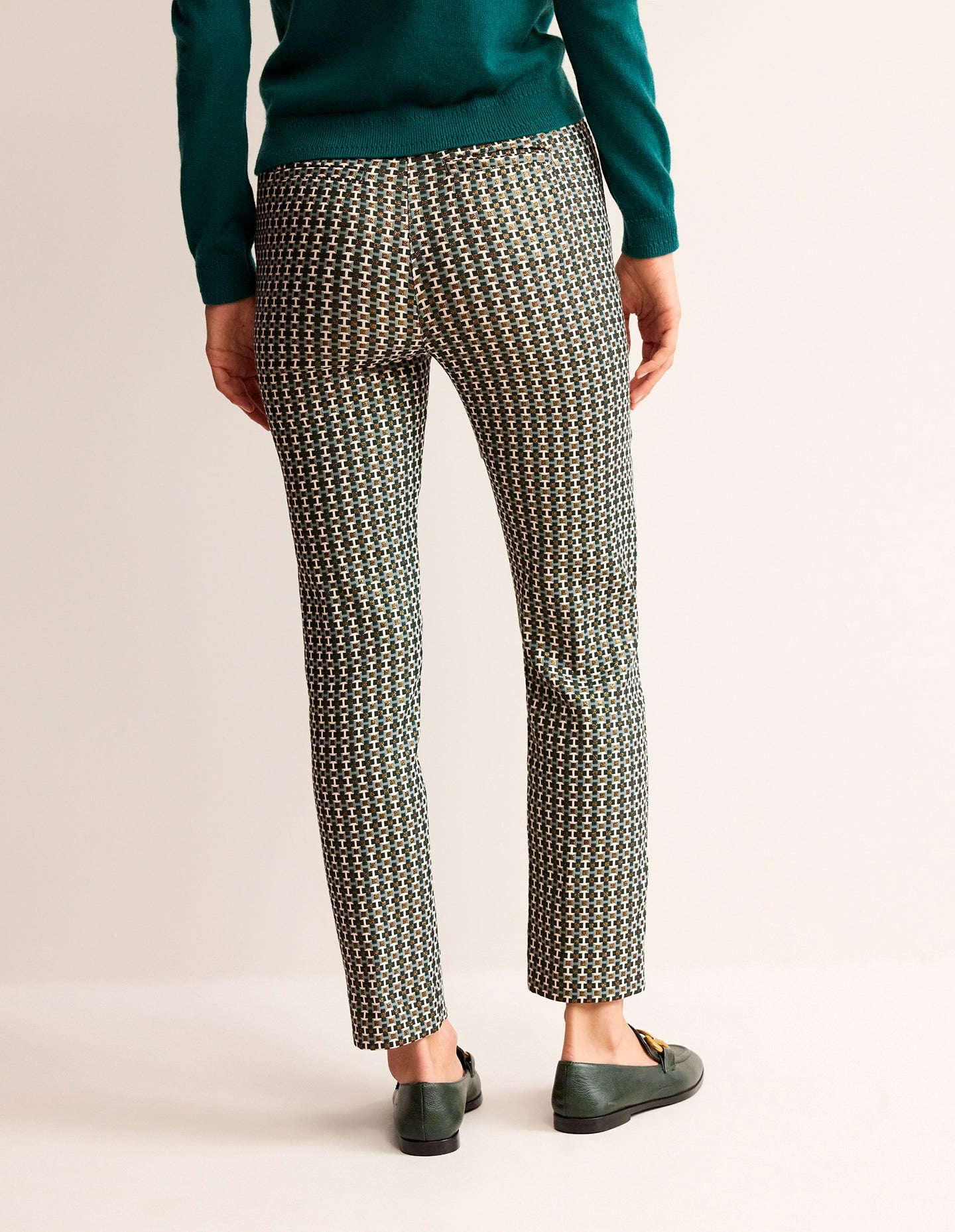 Highgate Jacquard Trousers-Jacquard - Image 3