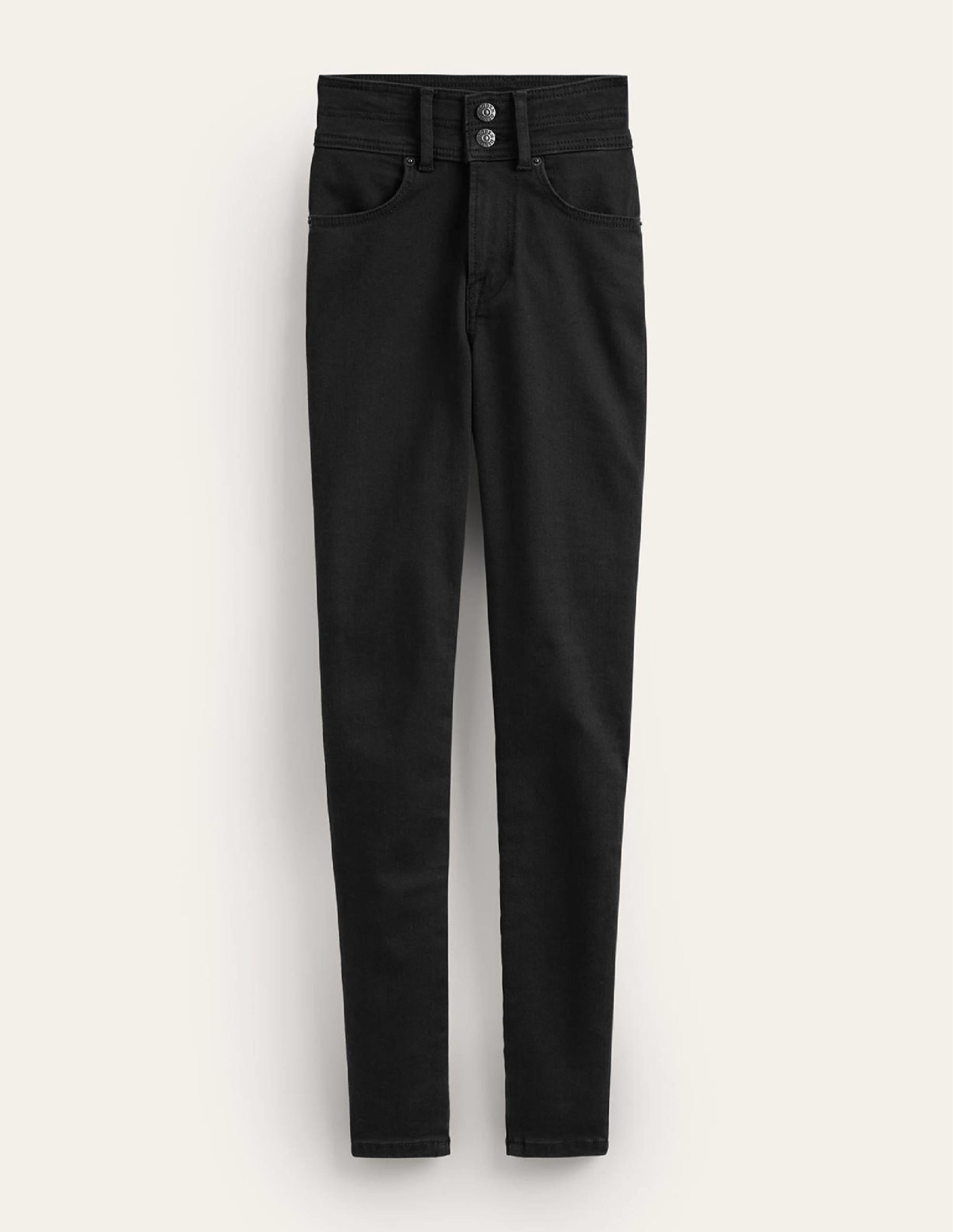 Mid-Rise Skinny Jeans-Black - Image 6