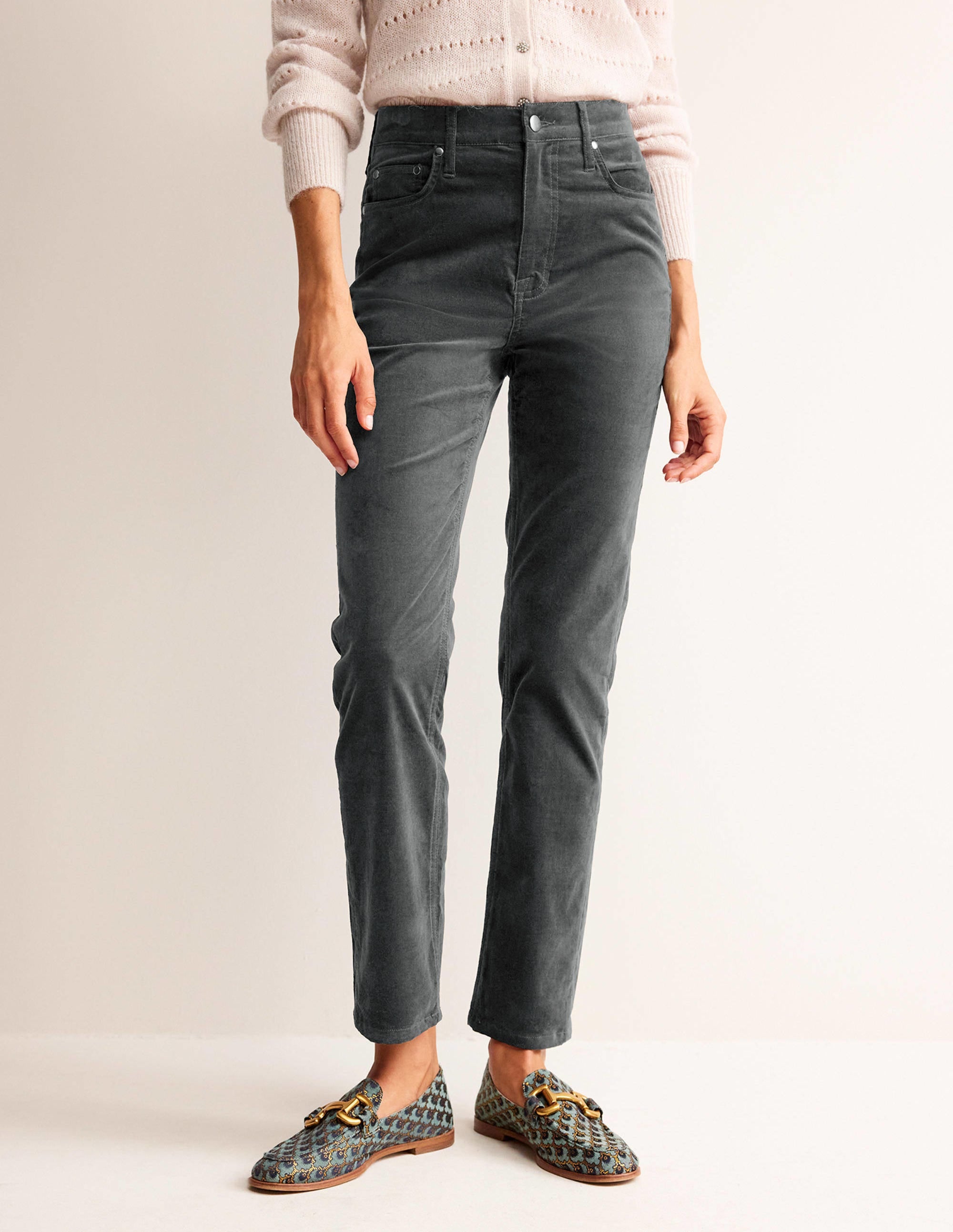Velveteen 5 Pocket Jeans-Asphalt - Image 4