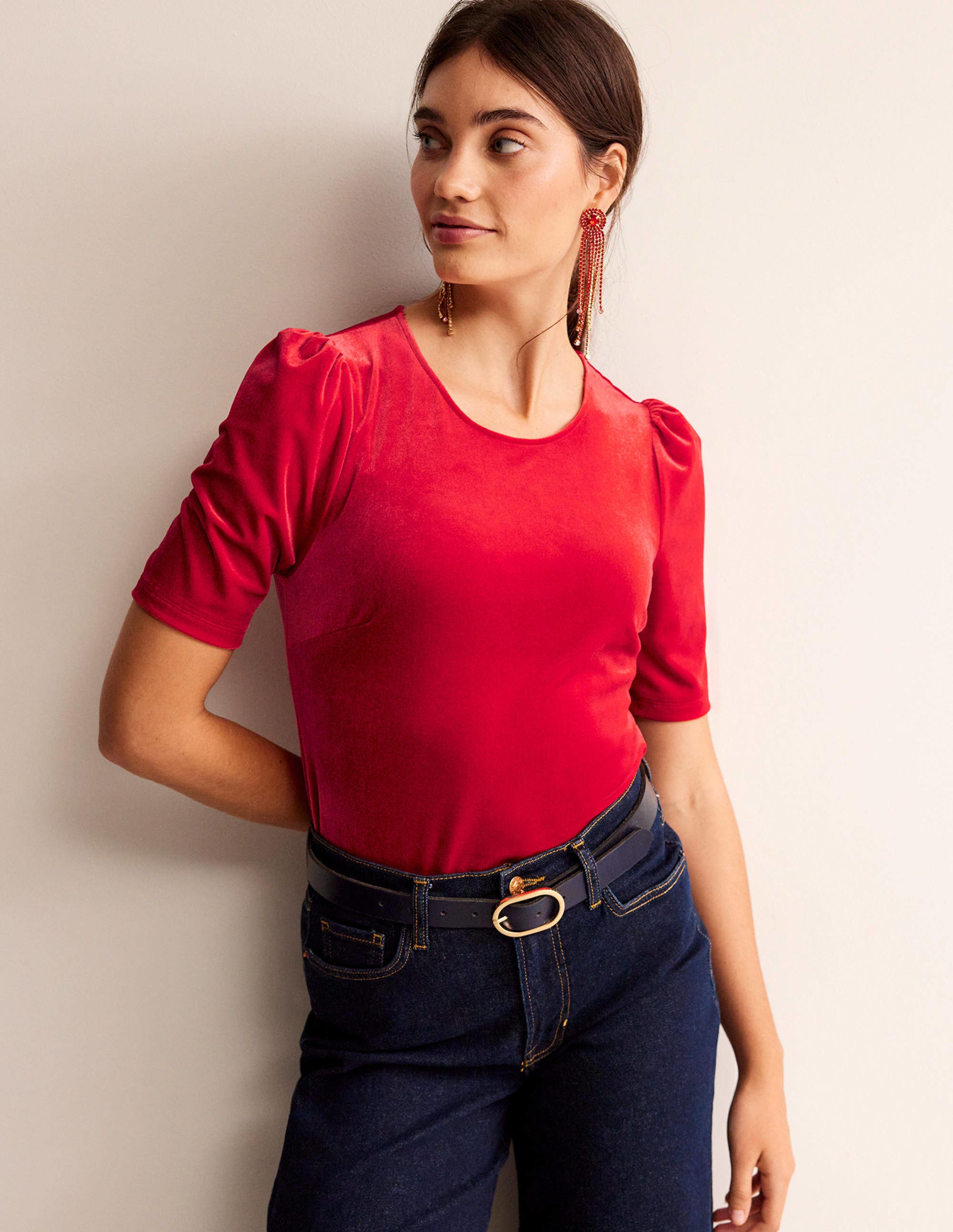 Velvet Party T-shirt-Salsa - Image 1