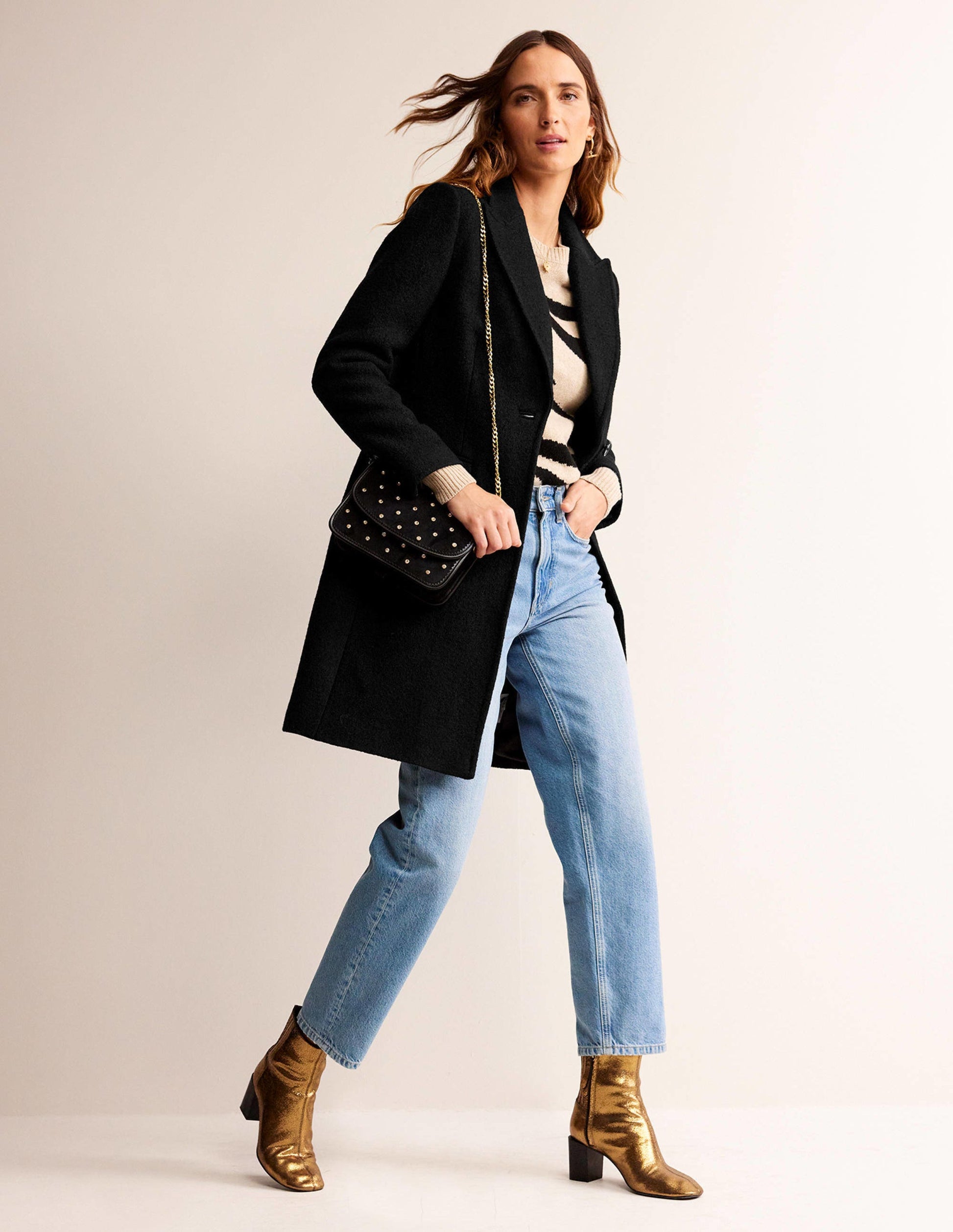 Canterbury Textured Coat-Black-4
