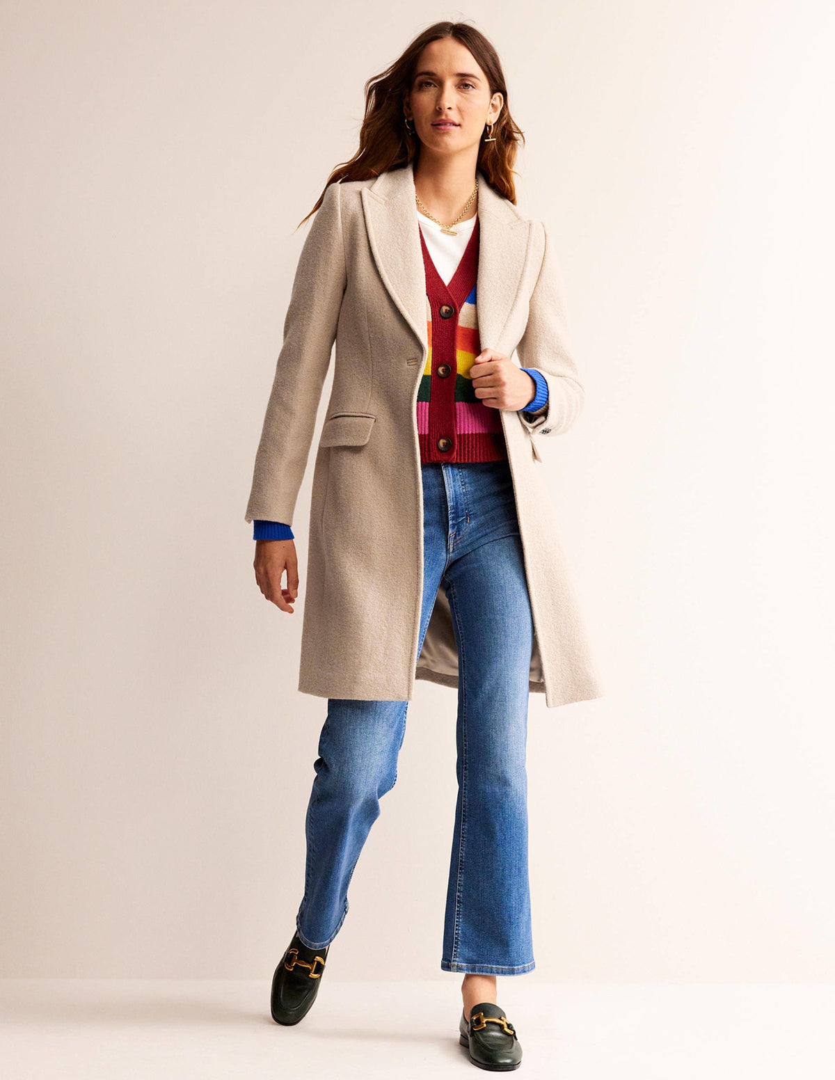 Canterbury Textured Coat-Rope - Image 1