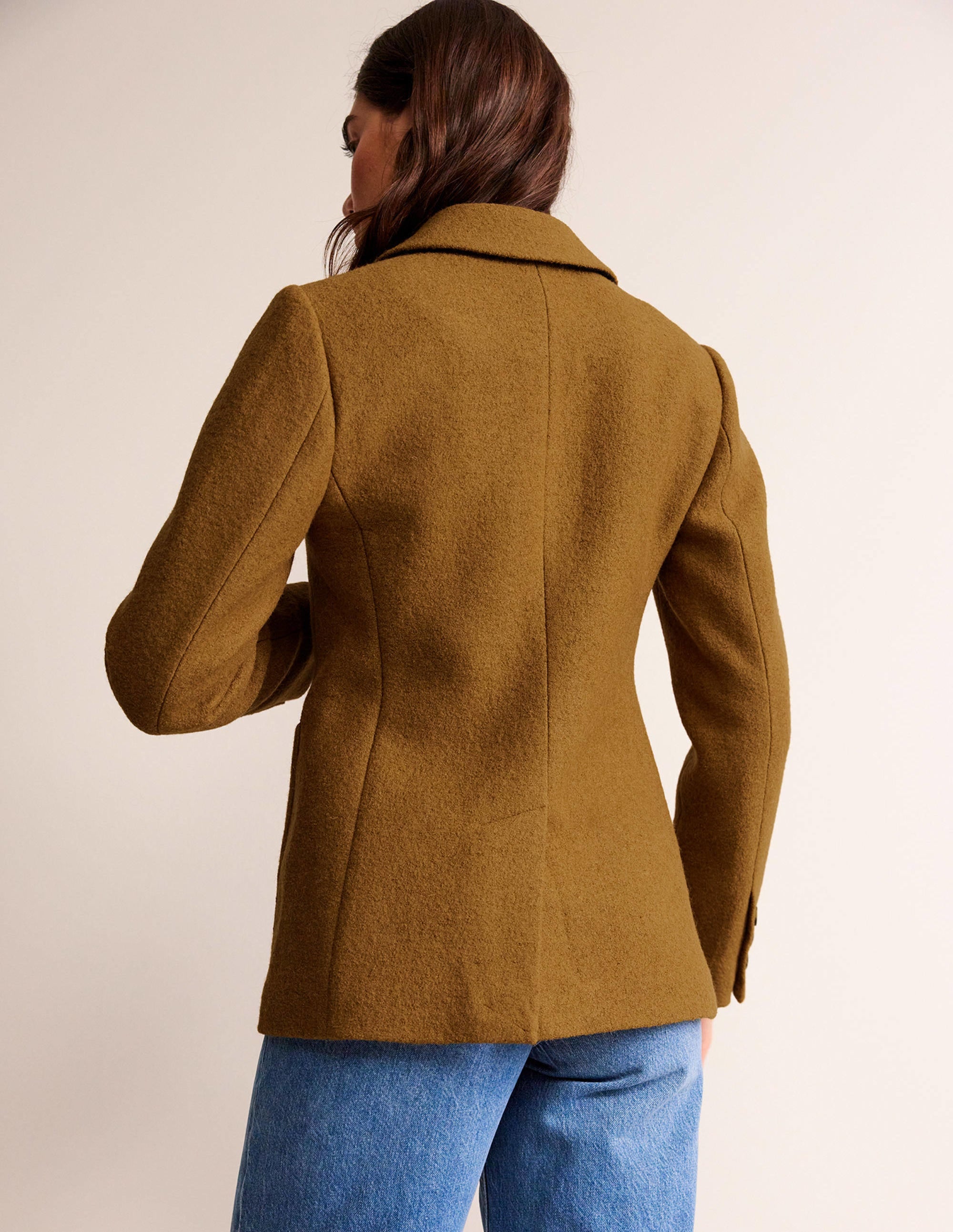 Marylebone Textured Blazer-Camel - Image 3