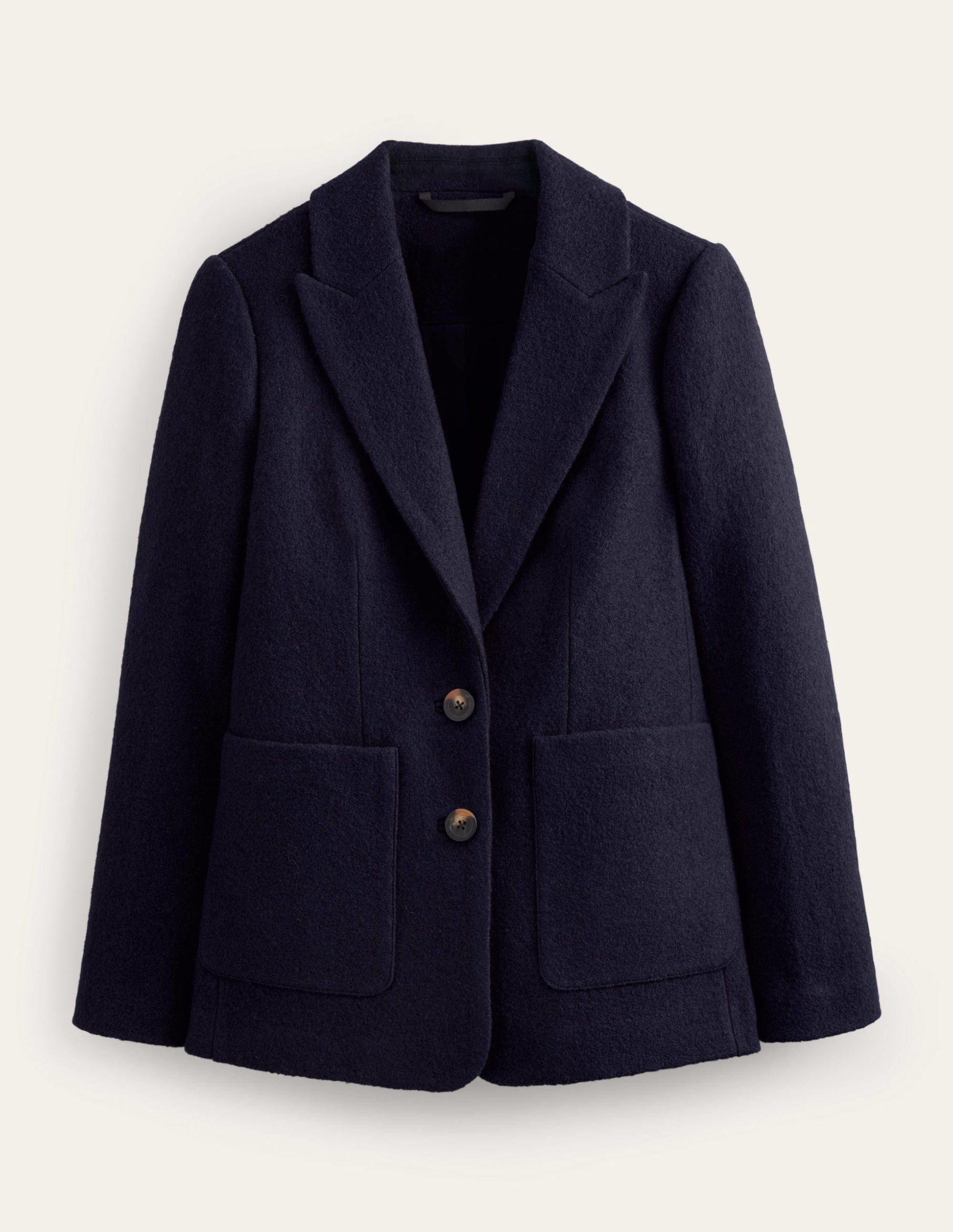 Marylebone Textured Blazer-Navy-5