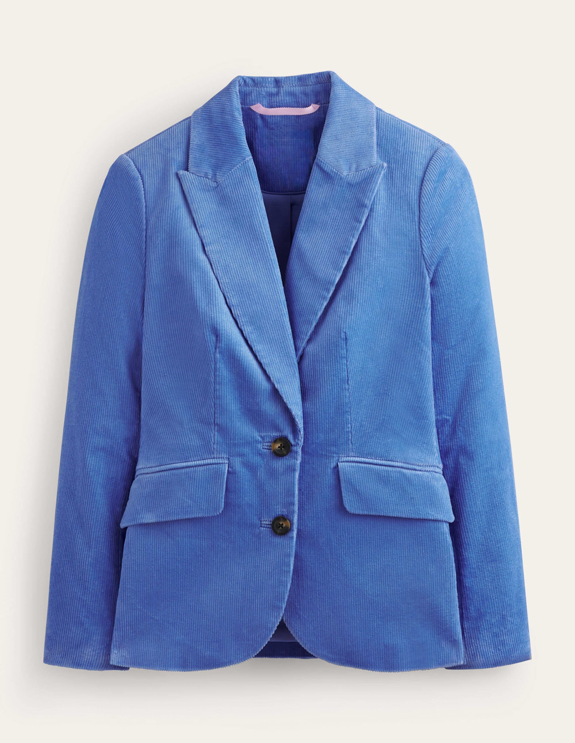 Marylebone Cord Blazer-Marina - Image 7