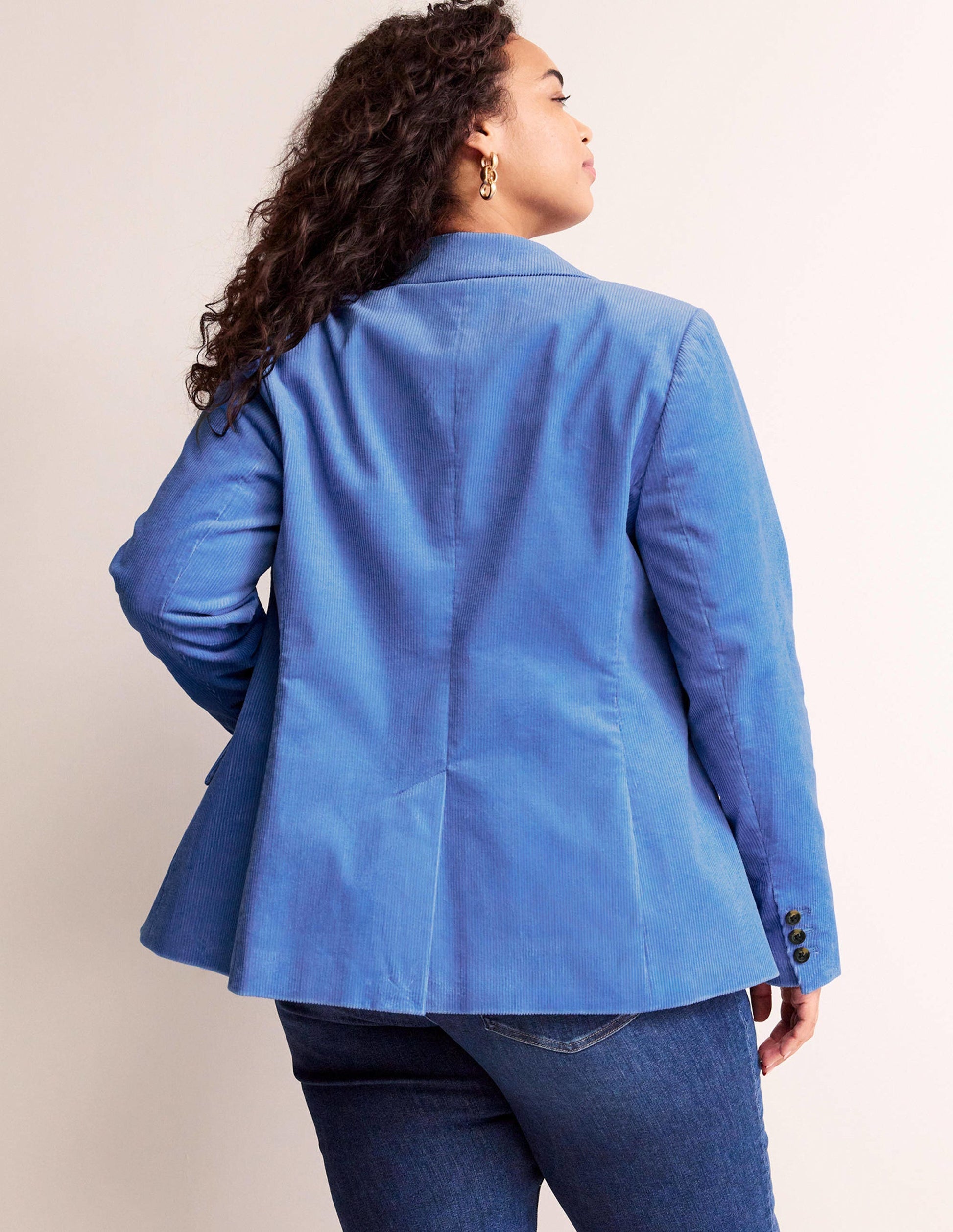 Marylebone Cord Blazer-Marina-6