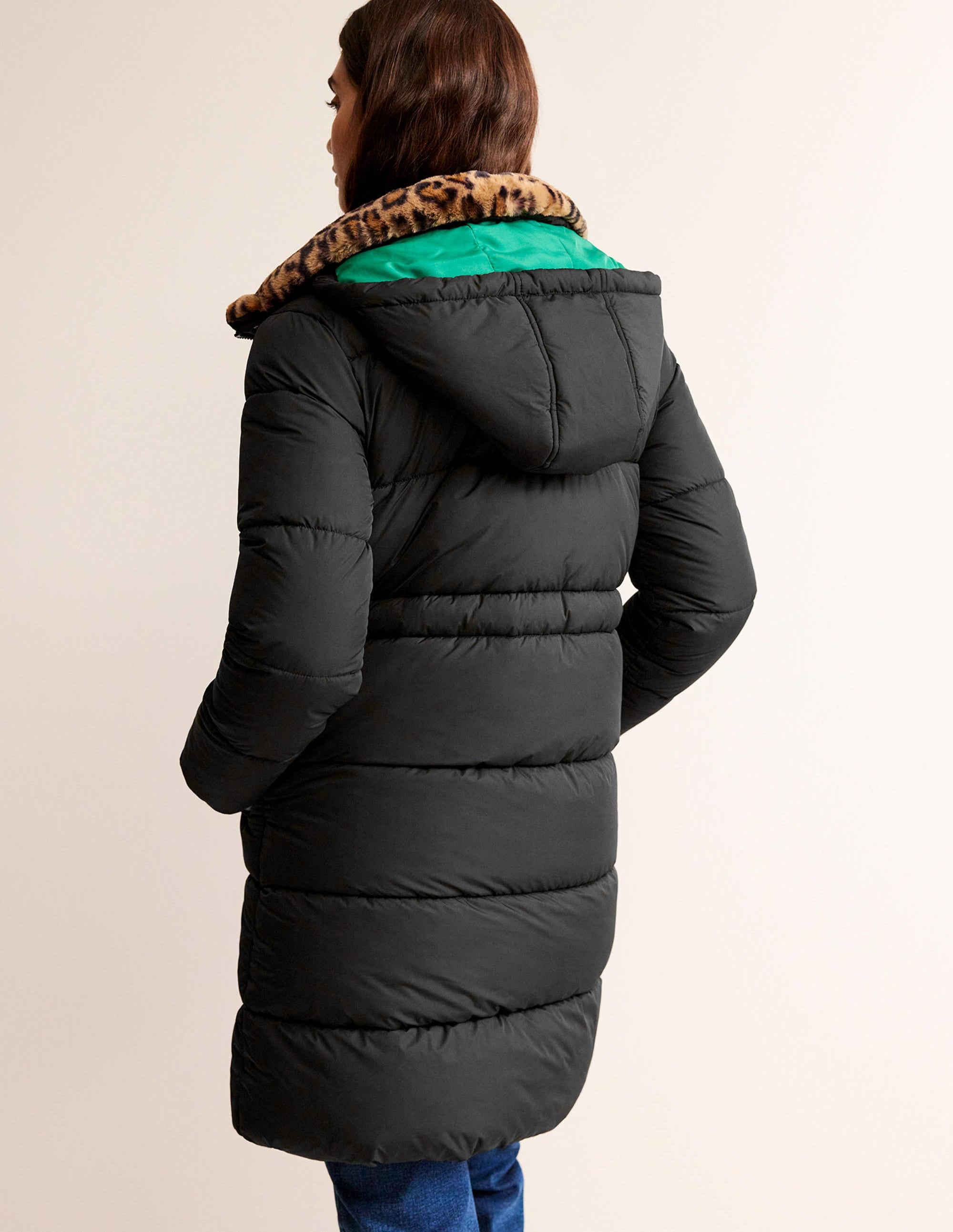 Bamburgh Puffer Coat-BLACK - Image 3