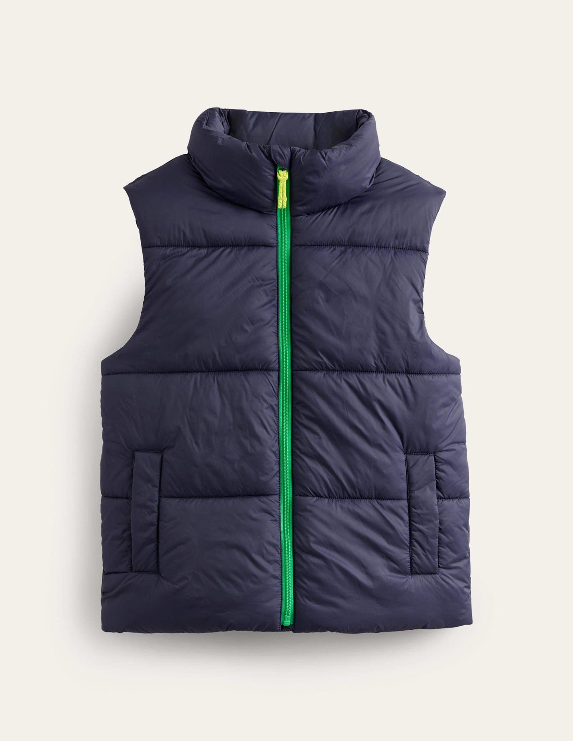Fife Quilted Gilet-Navy - Image 6