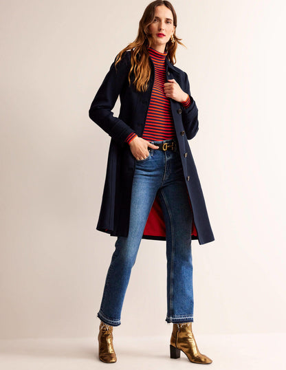 Durham Wool Blend Coat-Navy-1