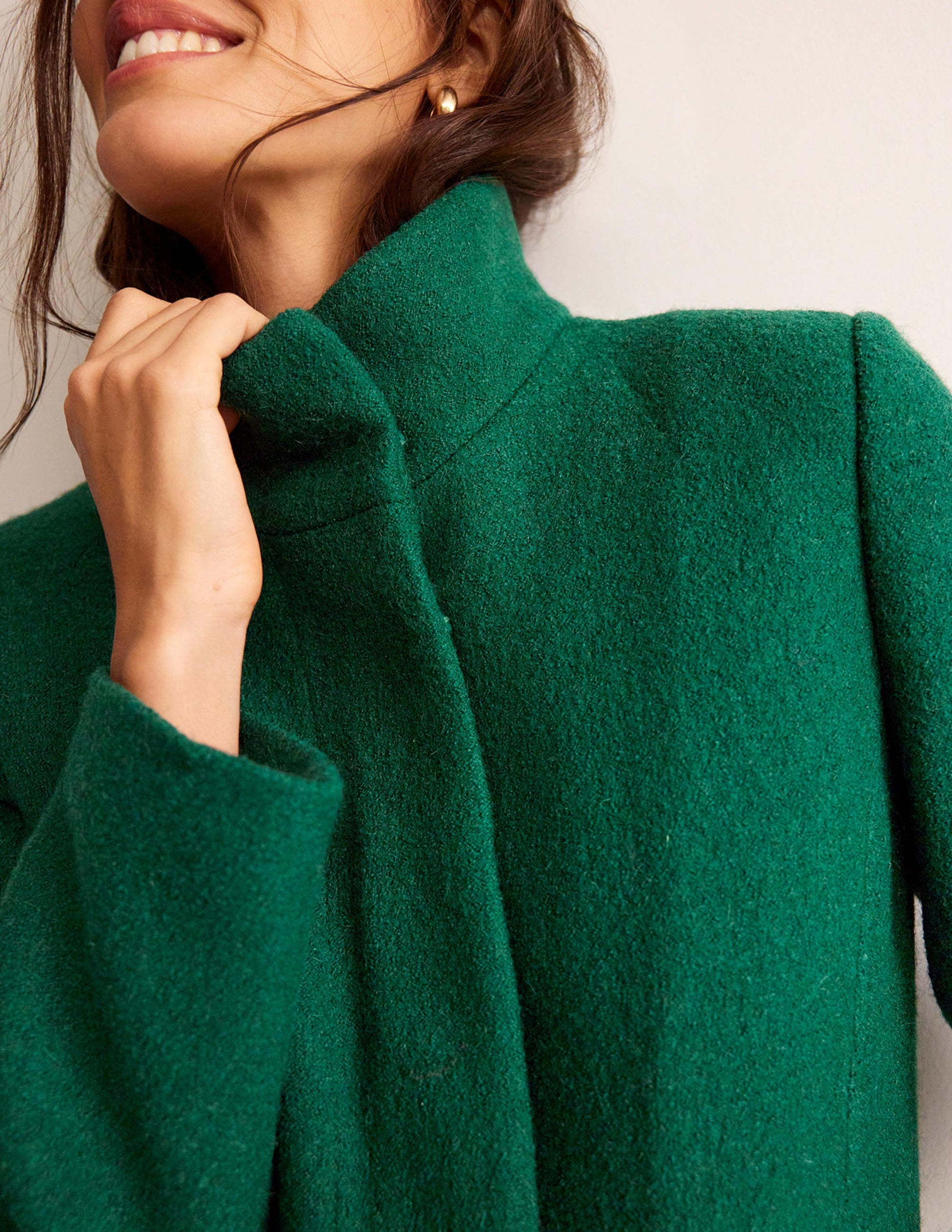 Winchester Textured Coat-Emerald Night-2