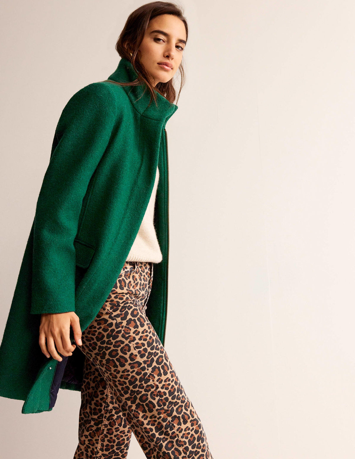 Winchester Textured Coat-Emerald Night-5