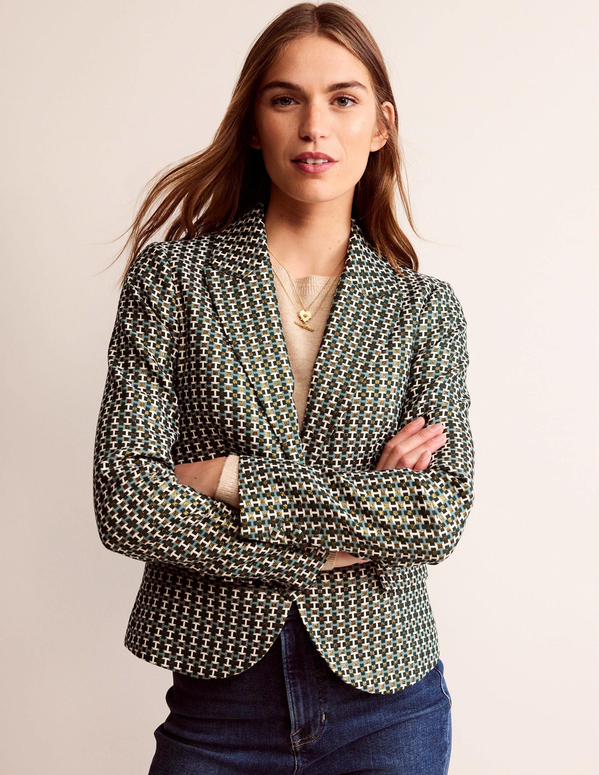 Canonbury Jacquard Blazer-JACQUARD - Image 1