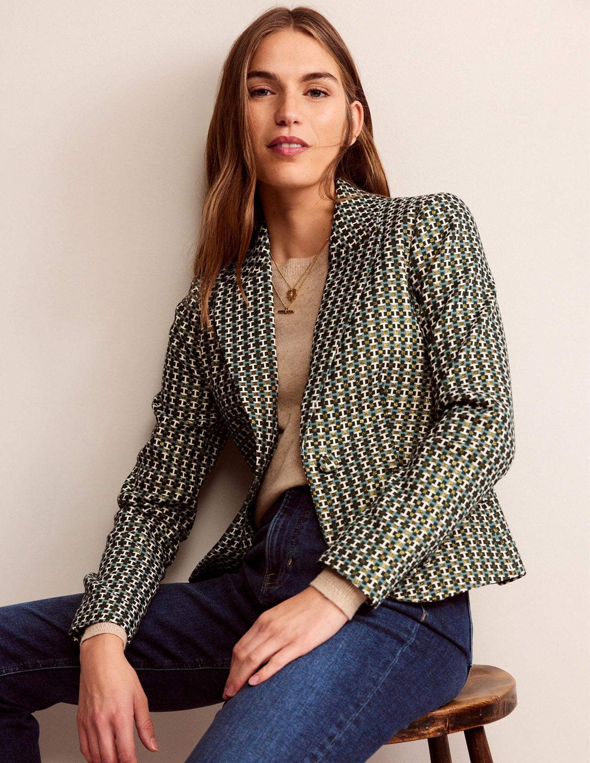 Canonbury Jacquard Blazer-JACQUARD - Image 4