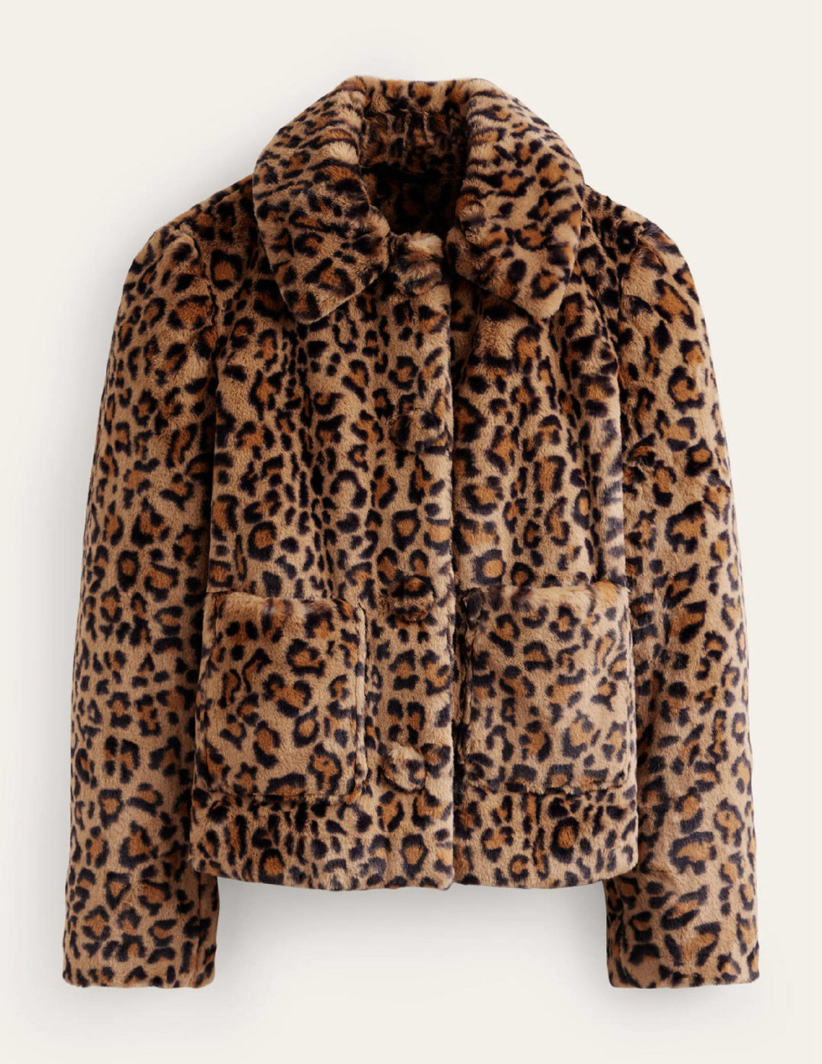 York Faux-Fur Coat-Leopard - Image 6