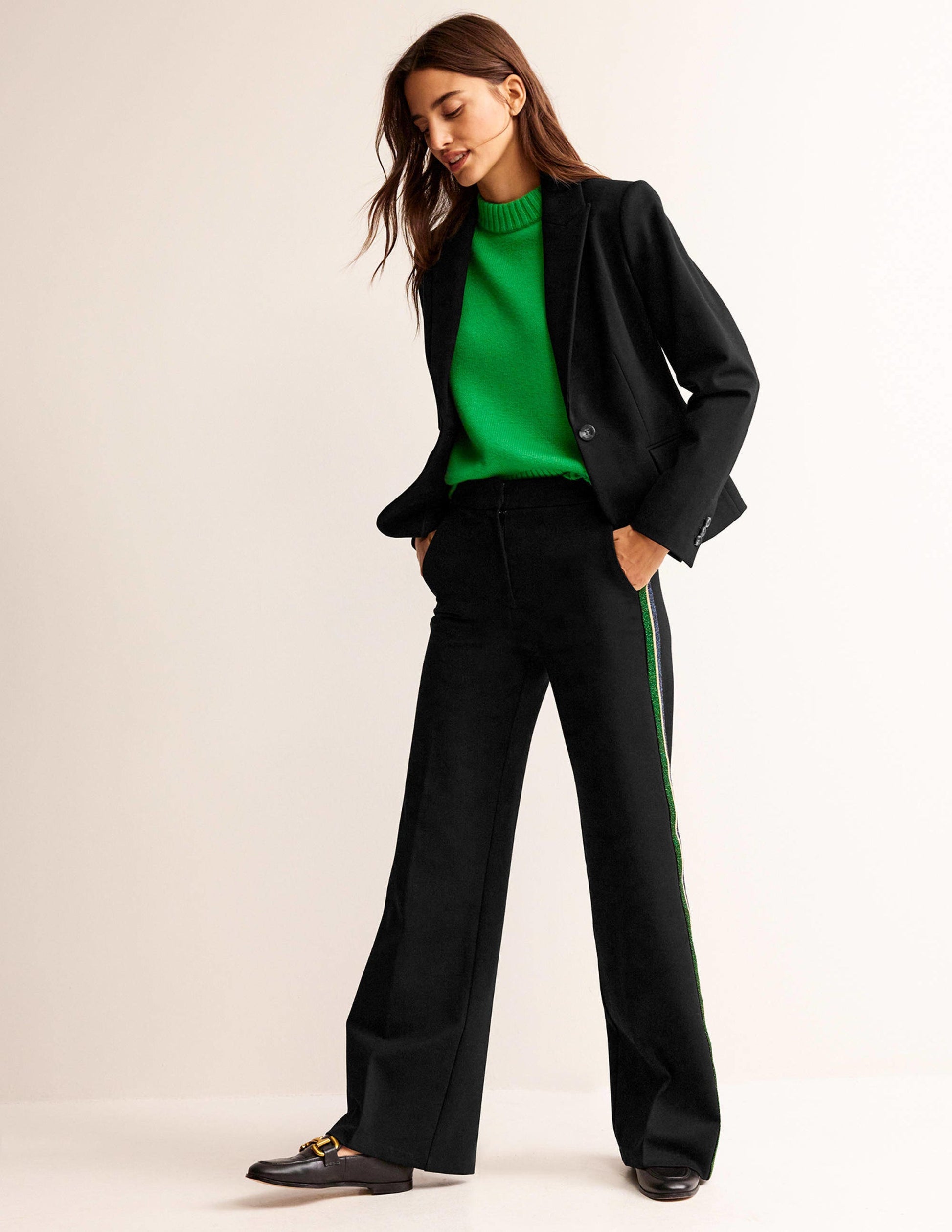 Canonbury Ponte Blazer-Black-6