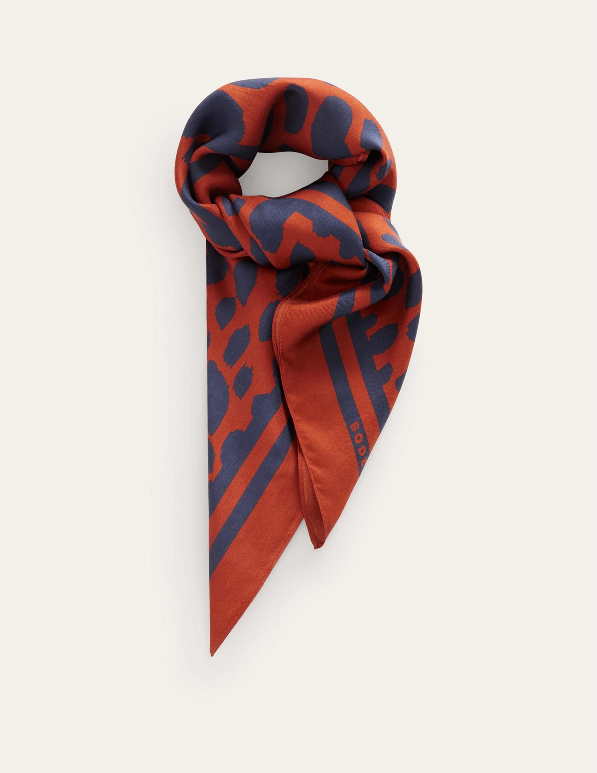 Elisabeth Silk Square Scarf-Animal - Image 4