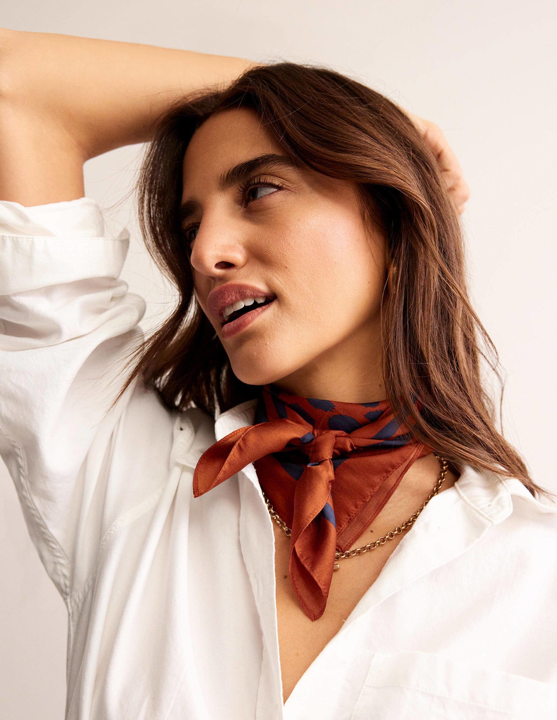 Elisabeth Silk Square Scarf-Animal-1