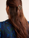 Jewelled Hair Slides-Multi Blue