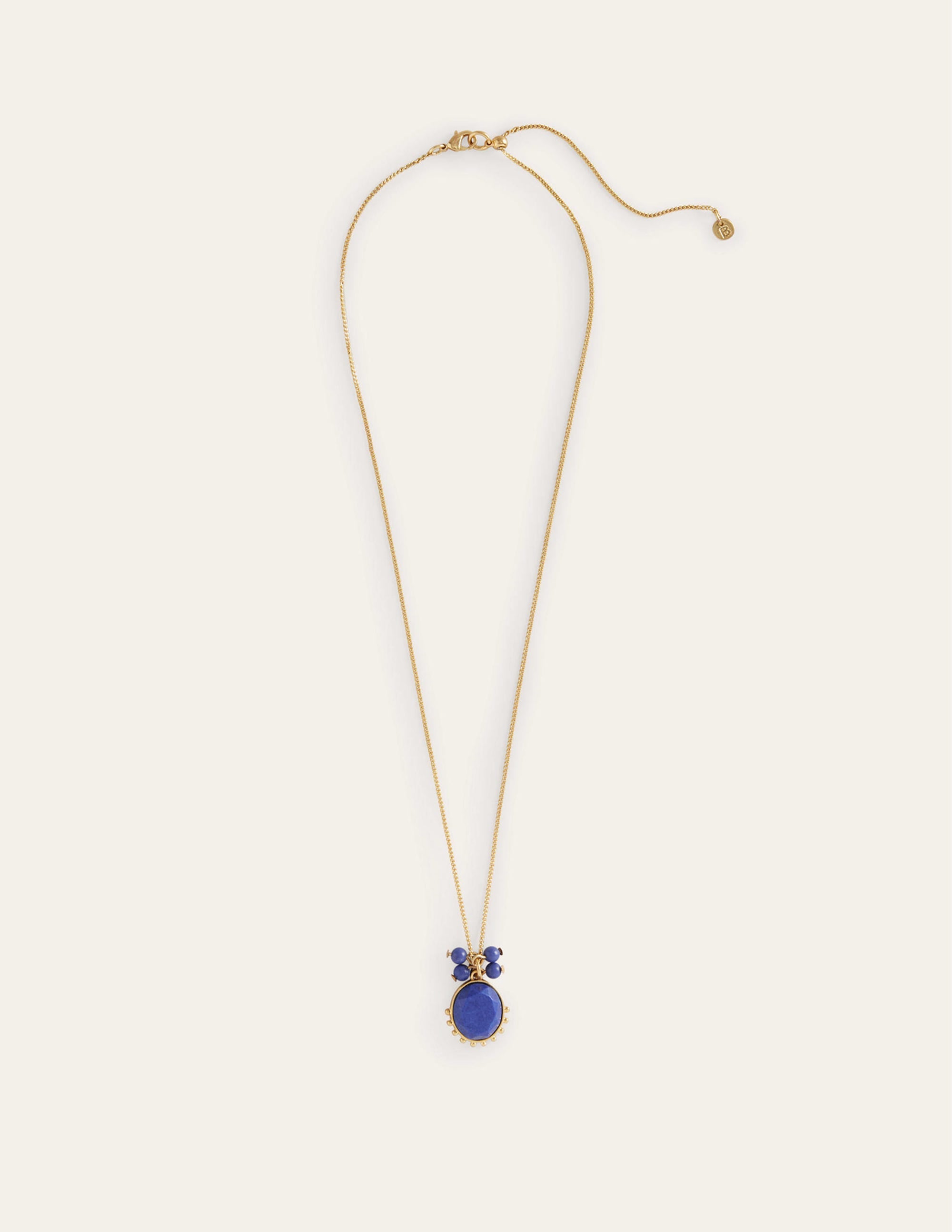 Pendant Necklace-Blue - Image 2
