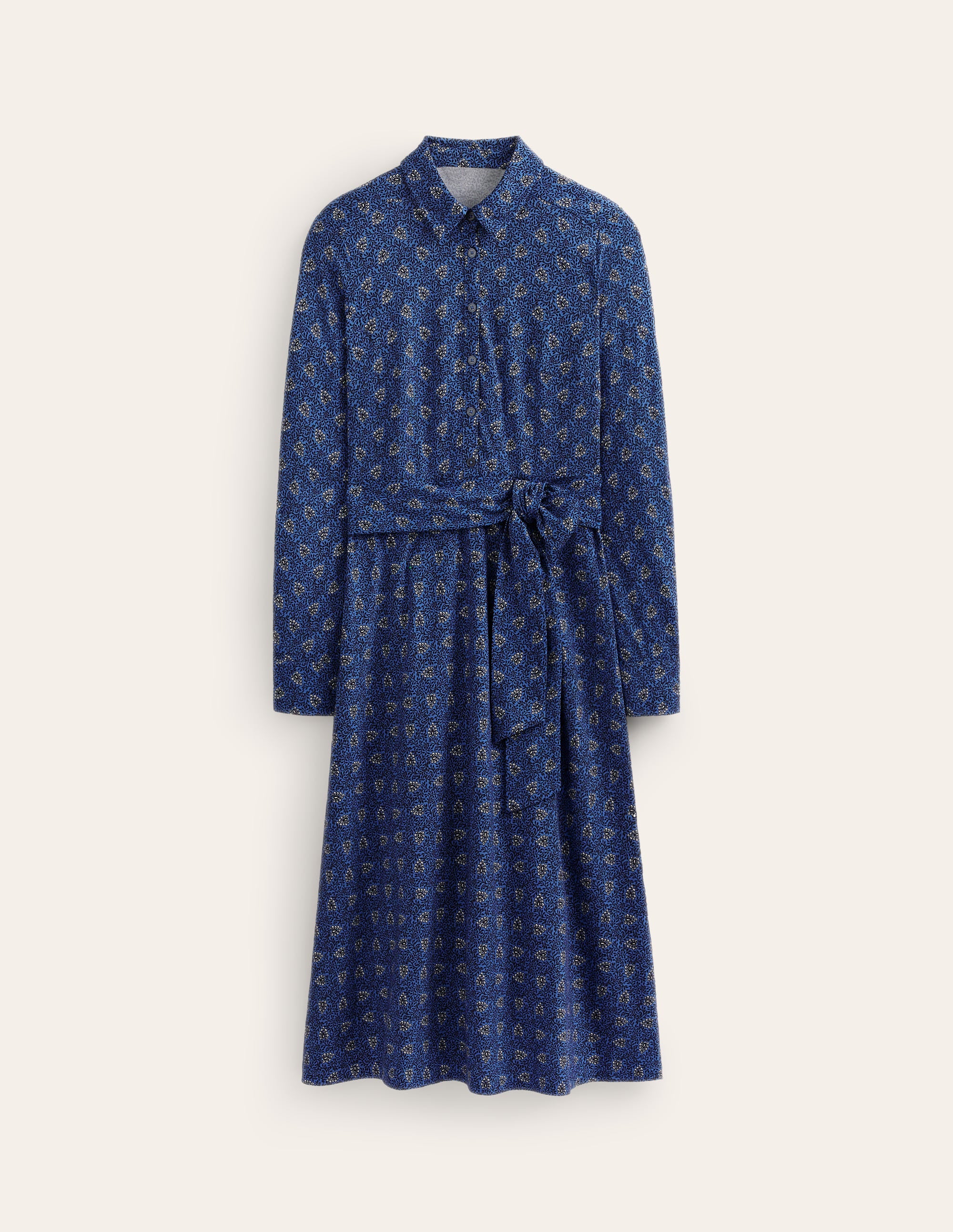 Laura Jersey Midi Shress-Azure, Celosia Bud - Image 5