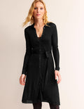 Faye Sparkle Knitted Dress-Black