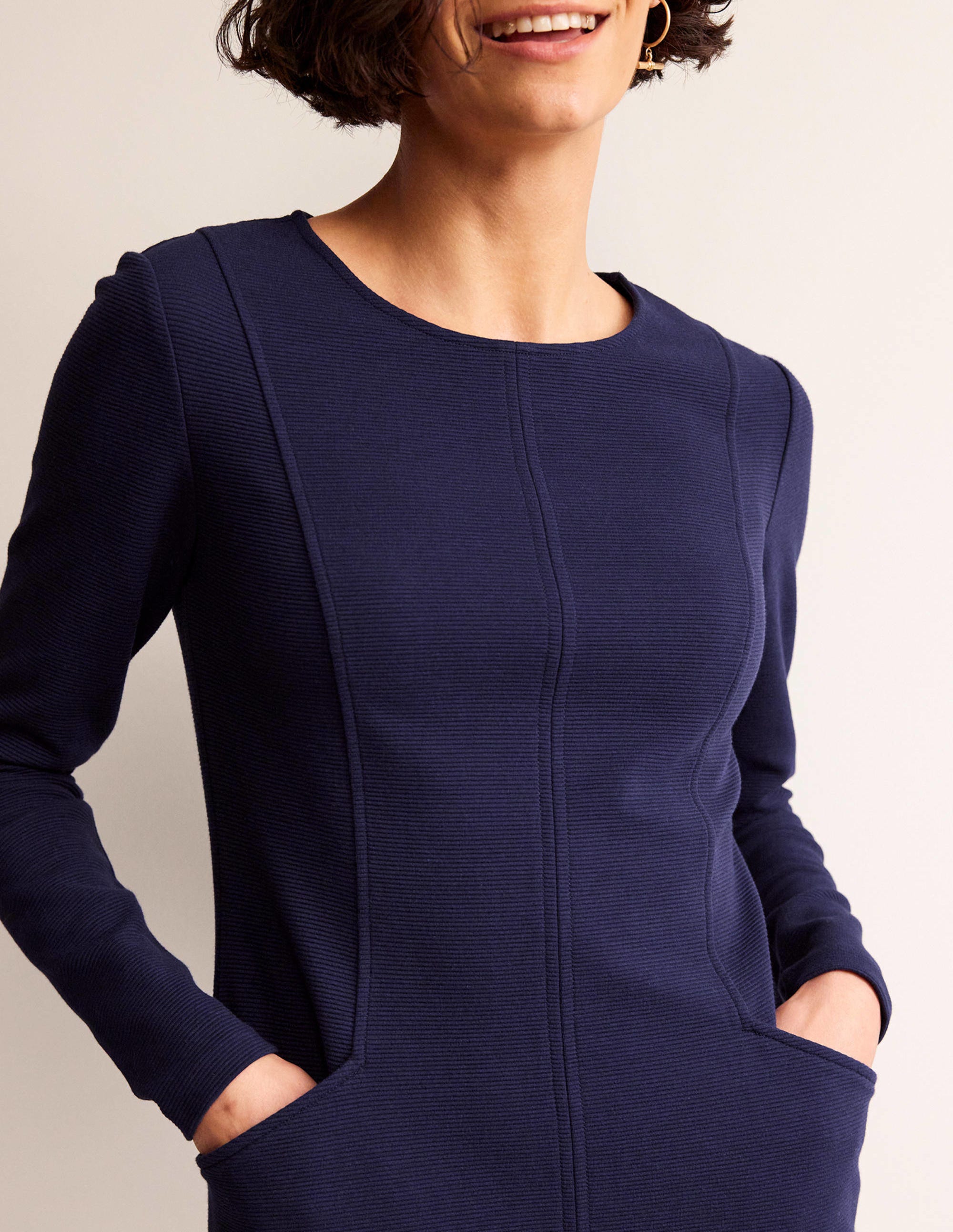 Ellen Ottoman Dress-Evening Blue - Image 2