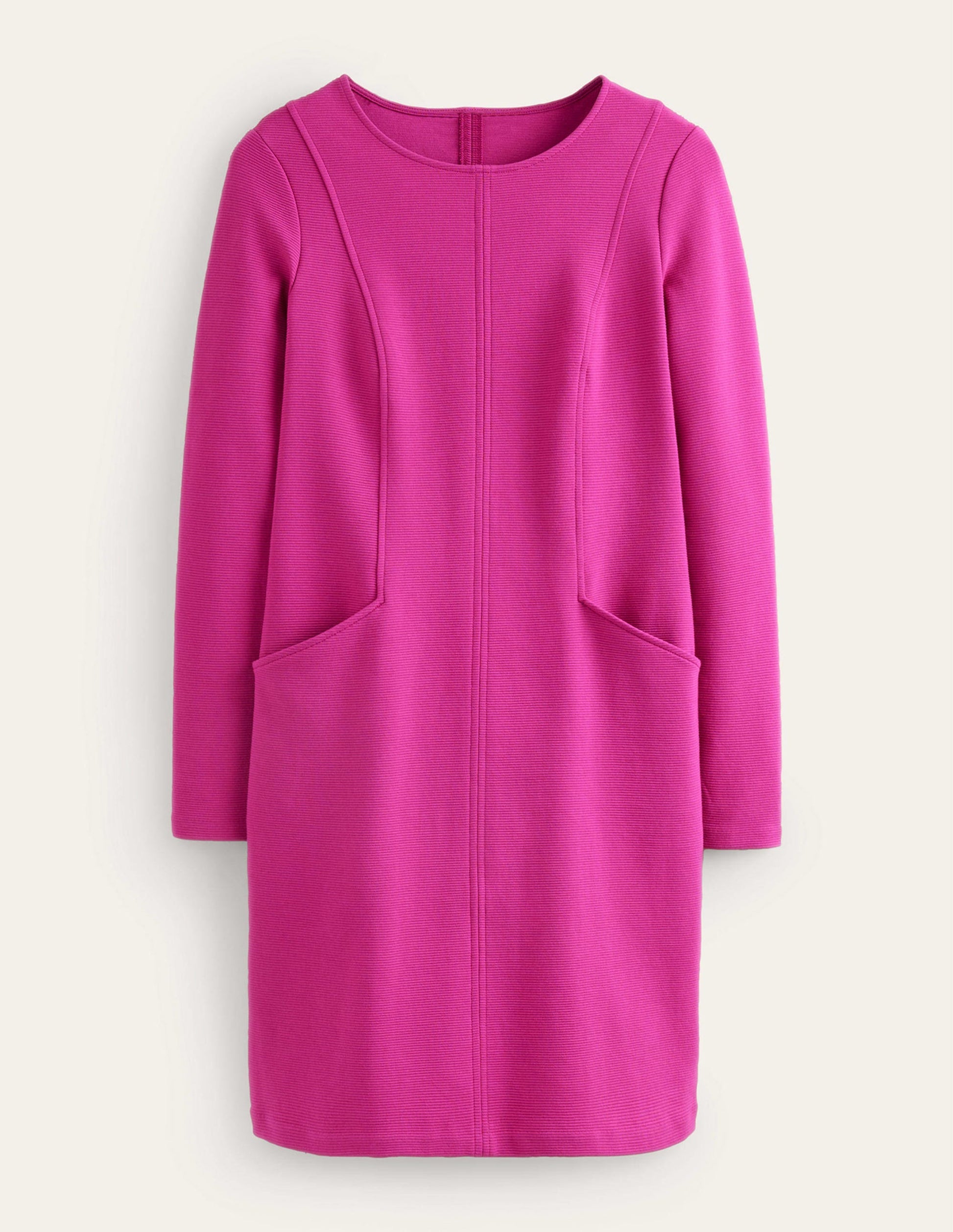 Ellen Ottoman Dress-Magenta-6