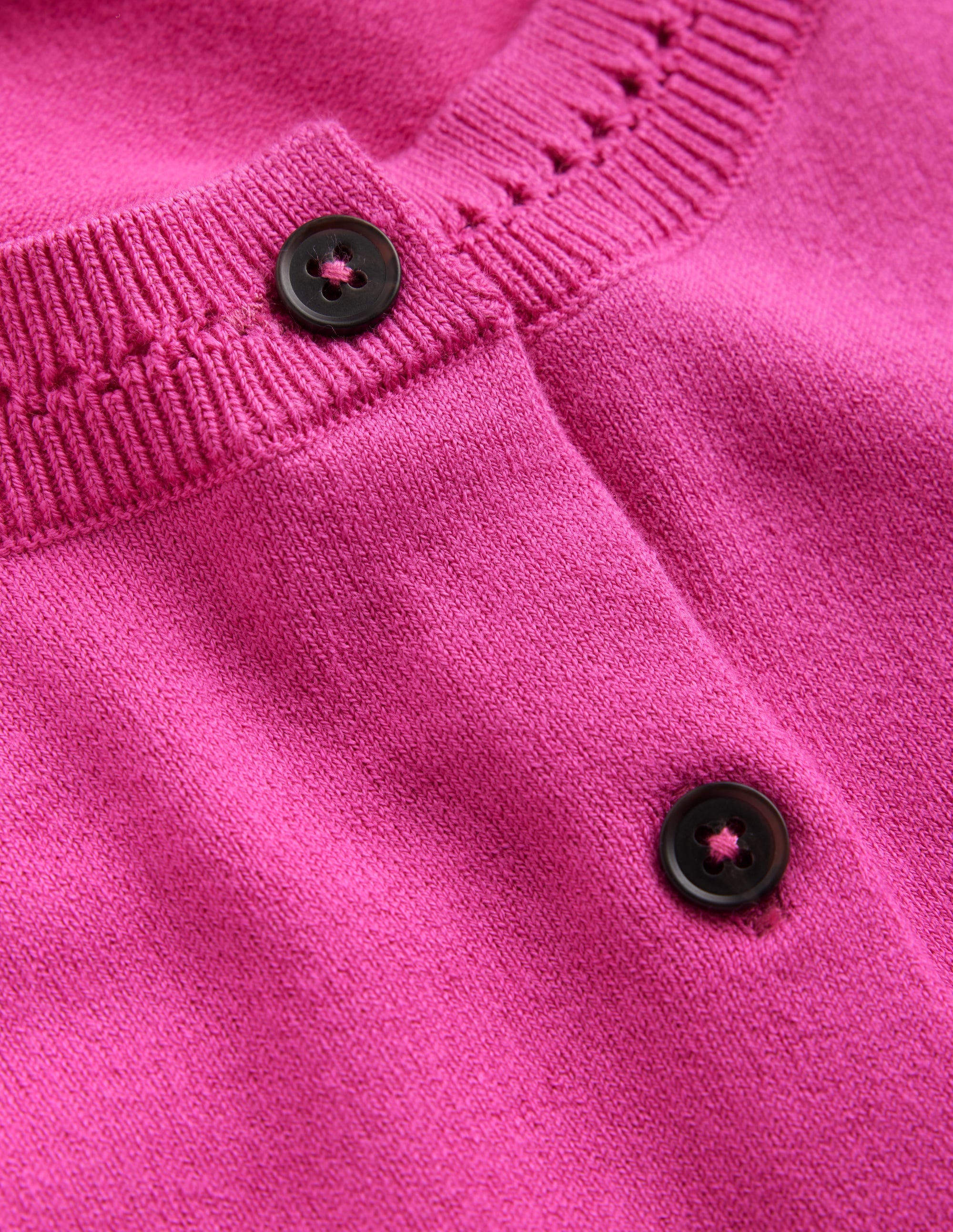 Catriona Cotton Cardigan-Rose Violet - Image 7