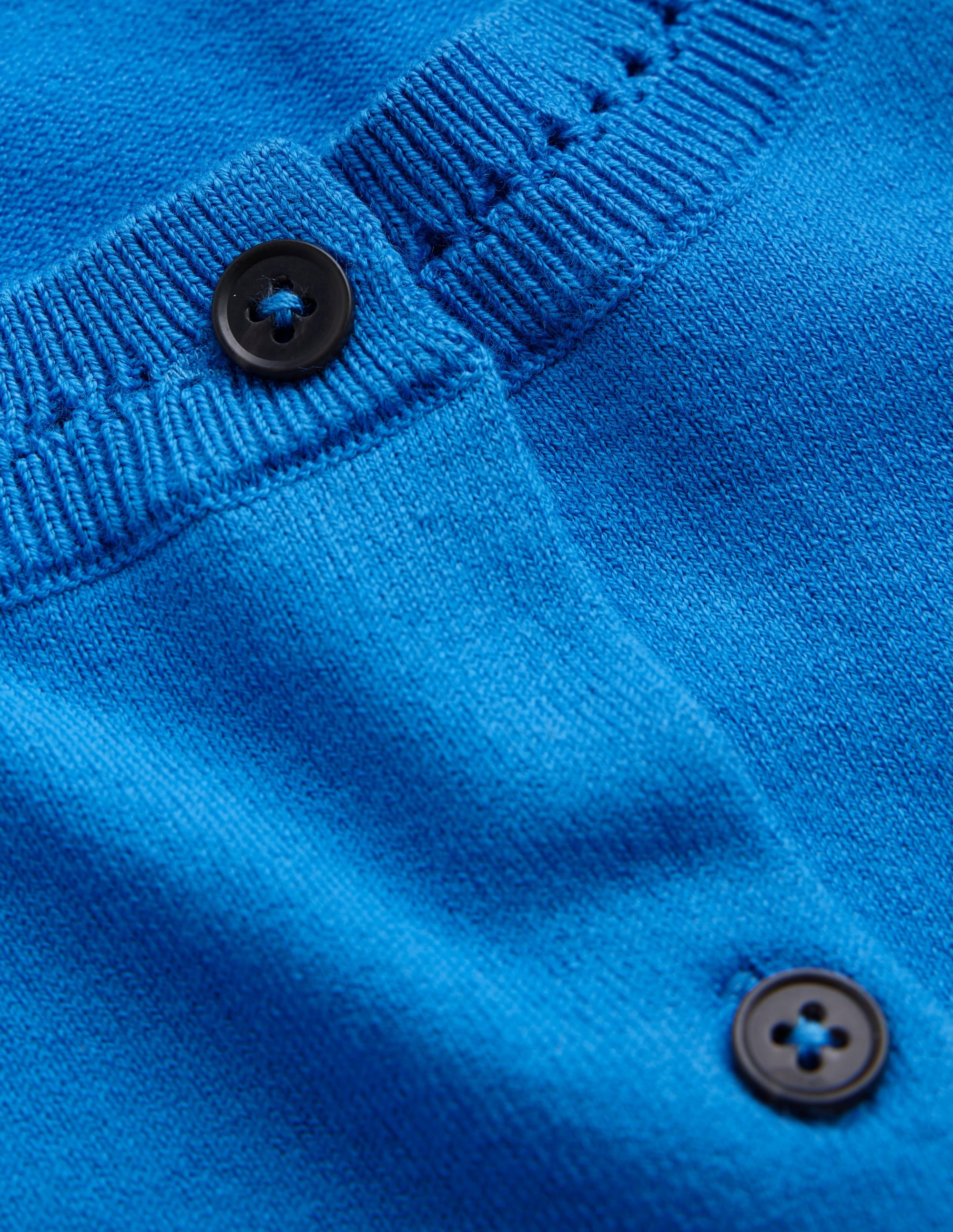 Catriona Cotton Cardigan-Brilliant Blue - Image 7