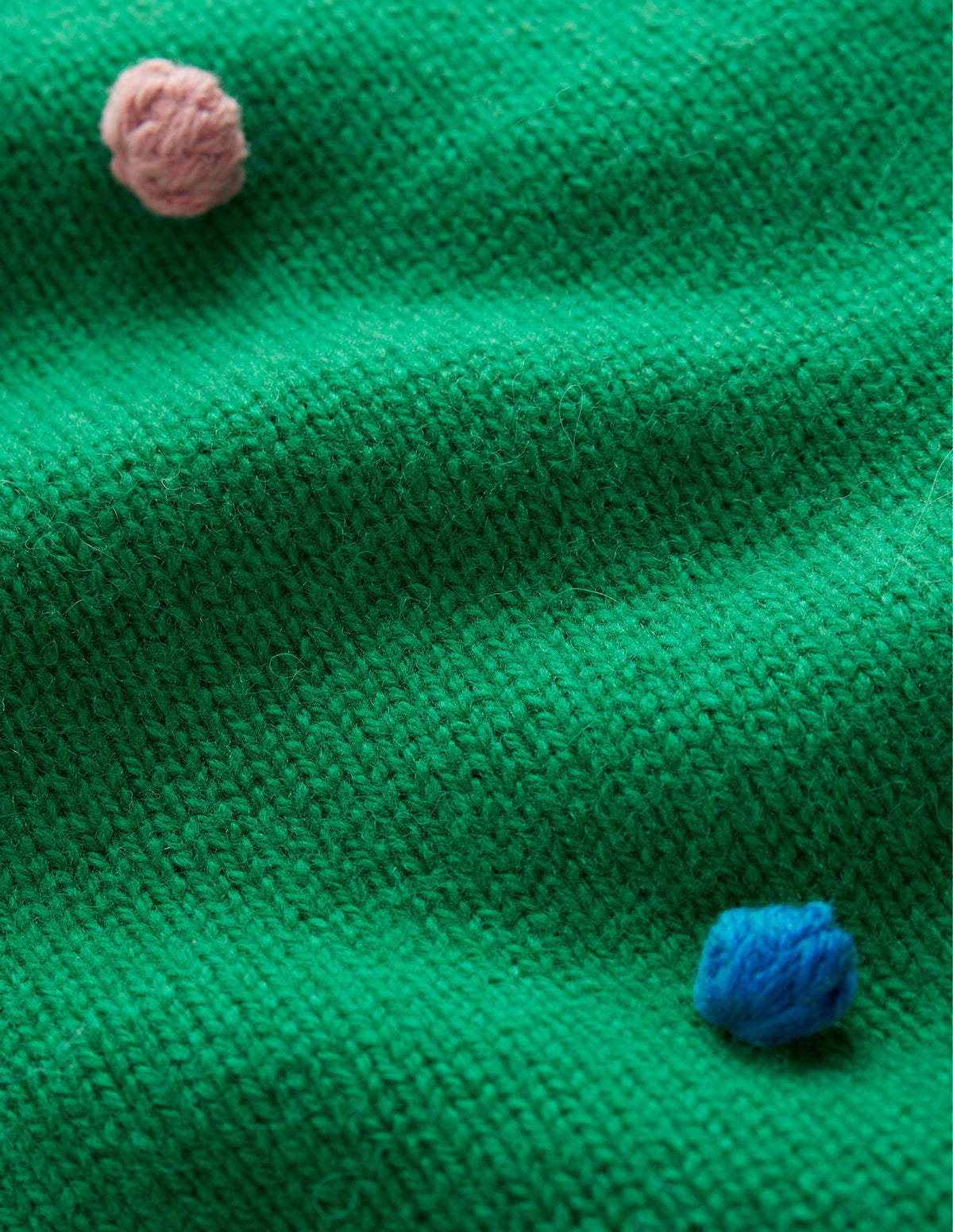 Christmas Pompom Jumper-Veridian Green-9
