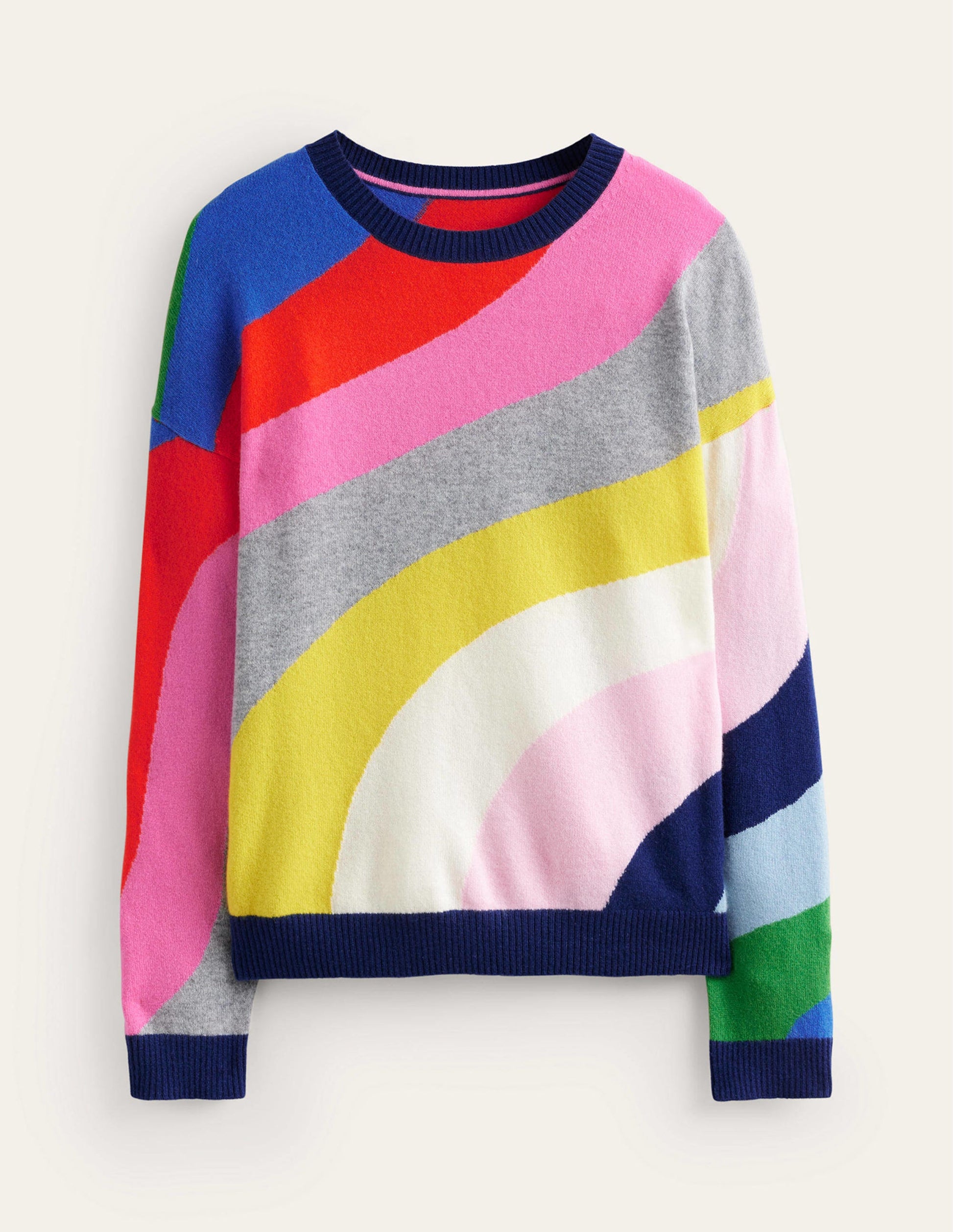 Lydia Cashmere Jumper-Multi Swirl-6
