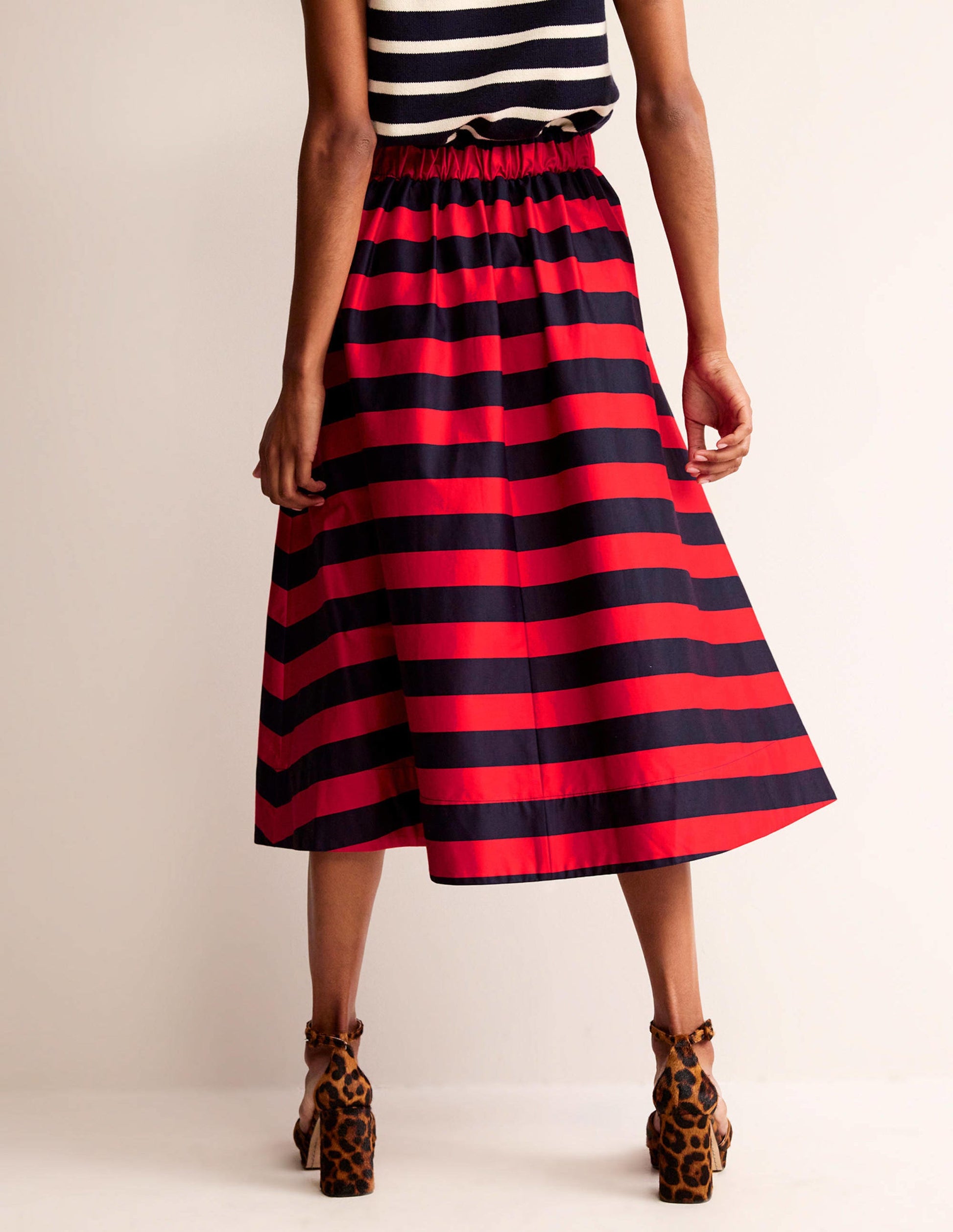 Isabella Cotton Sateen Skirt-Multi, Enchanting Peacock-3