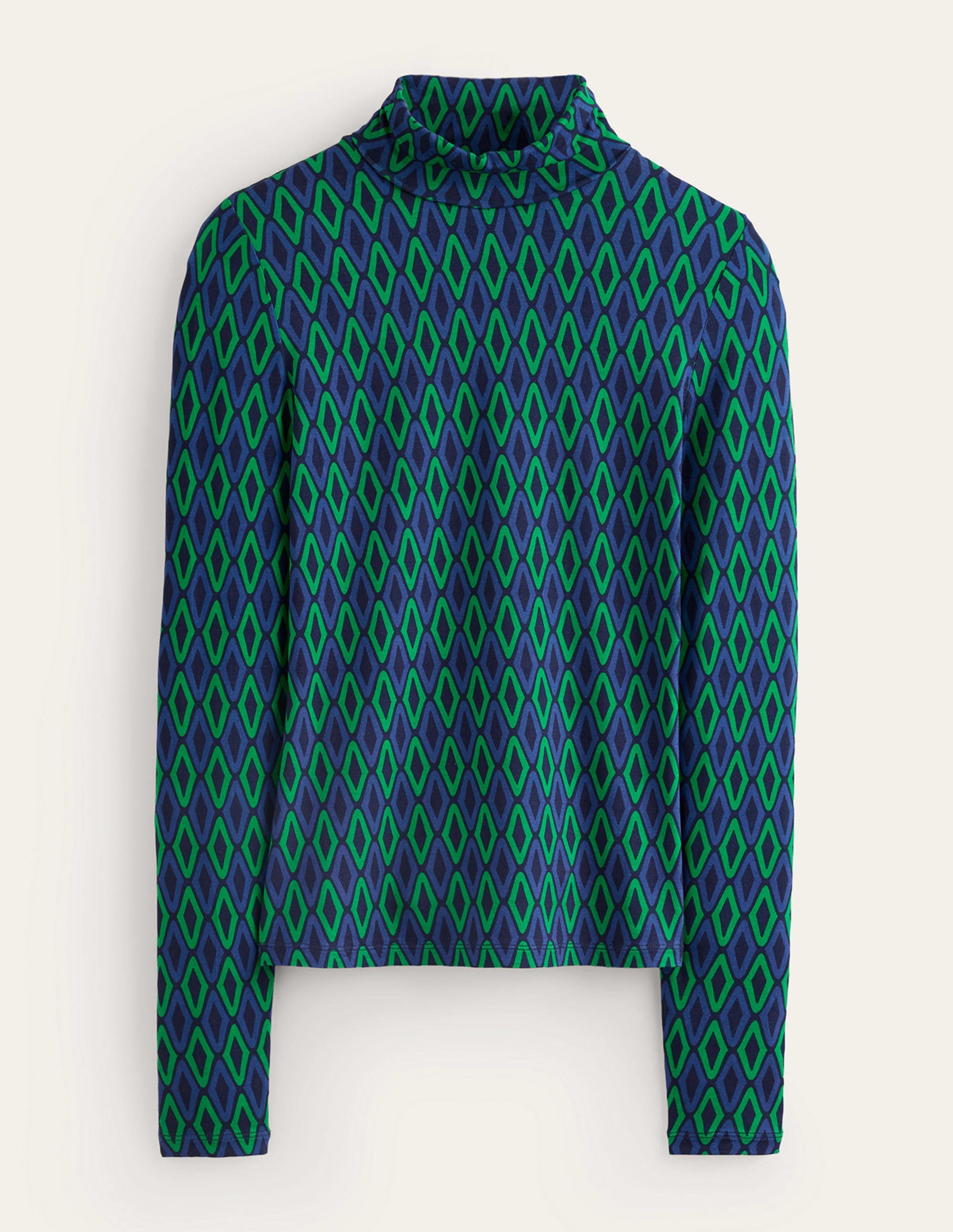 Polly Jersey Top-Atlantic, Azure - Image 6