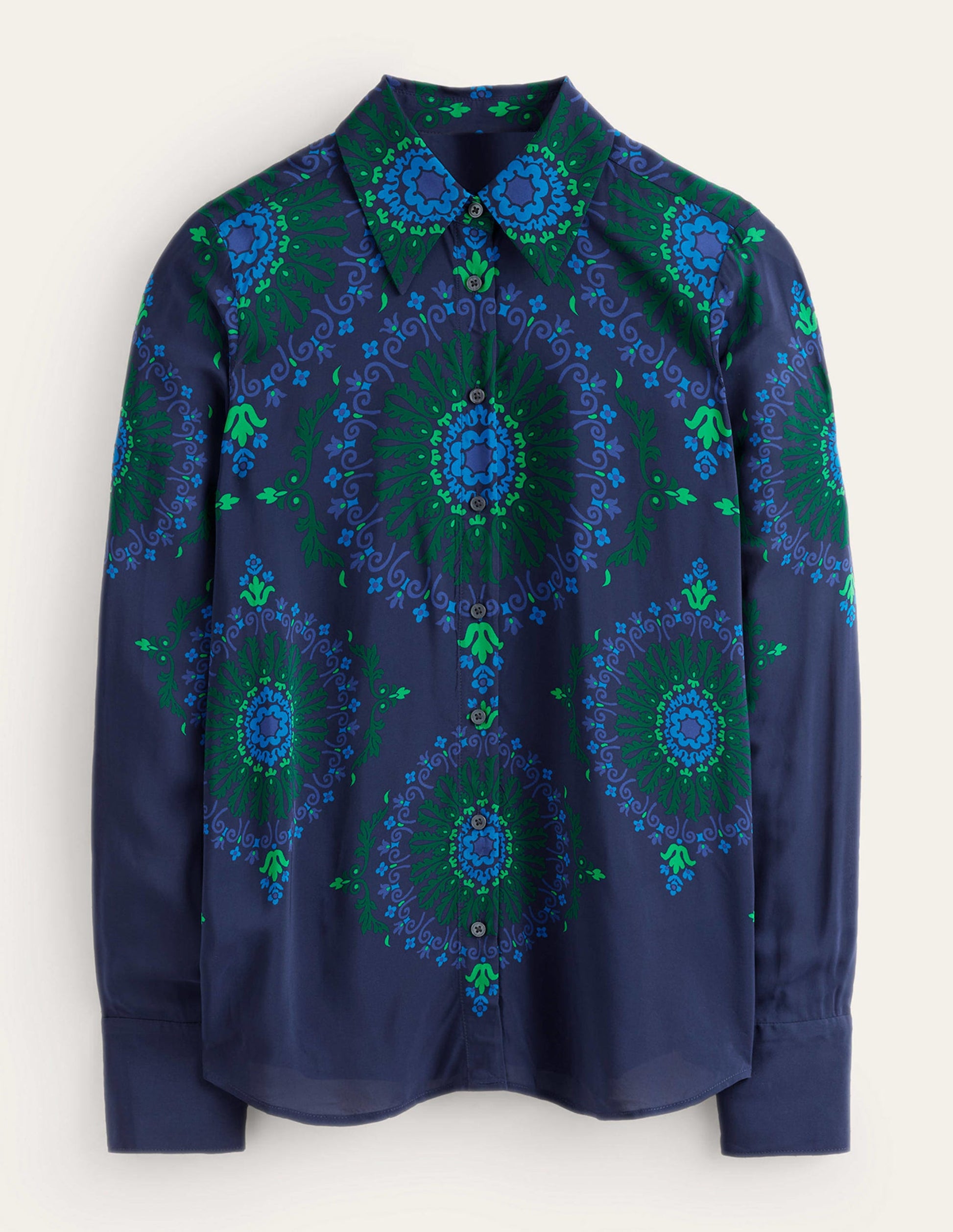 Sienna Shirt-French Navy, Artizian Geo-6