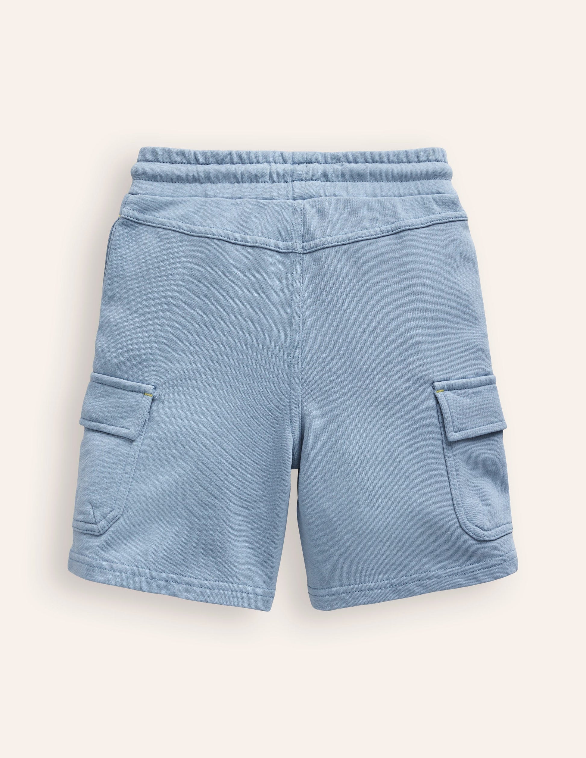 Jersey Cargo Short-Pebble Blue-2