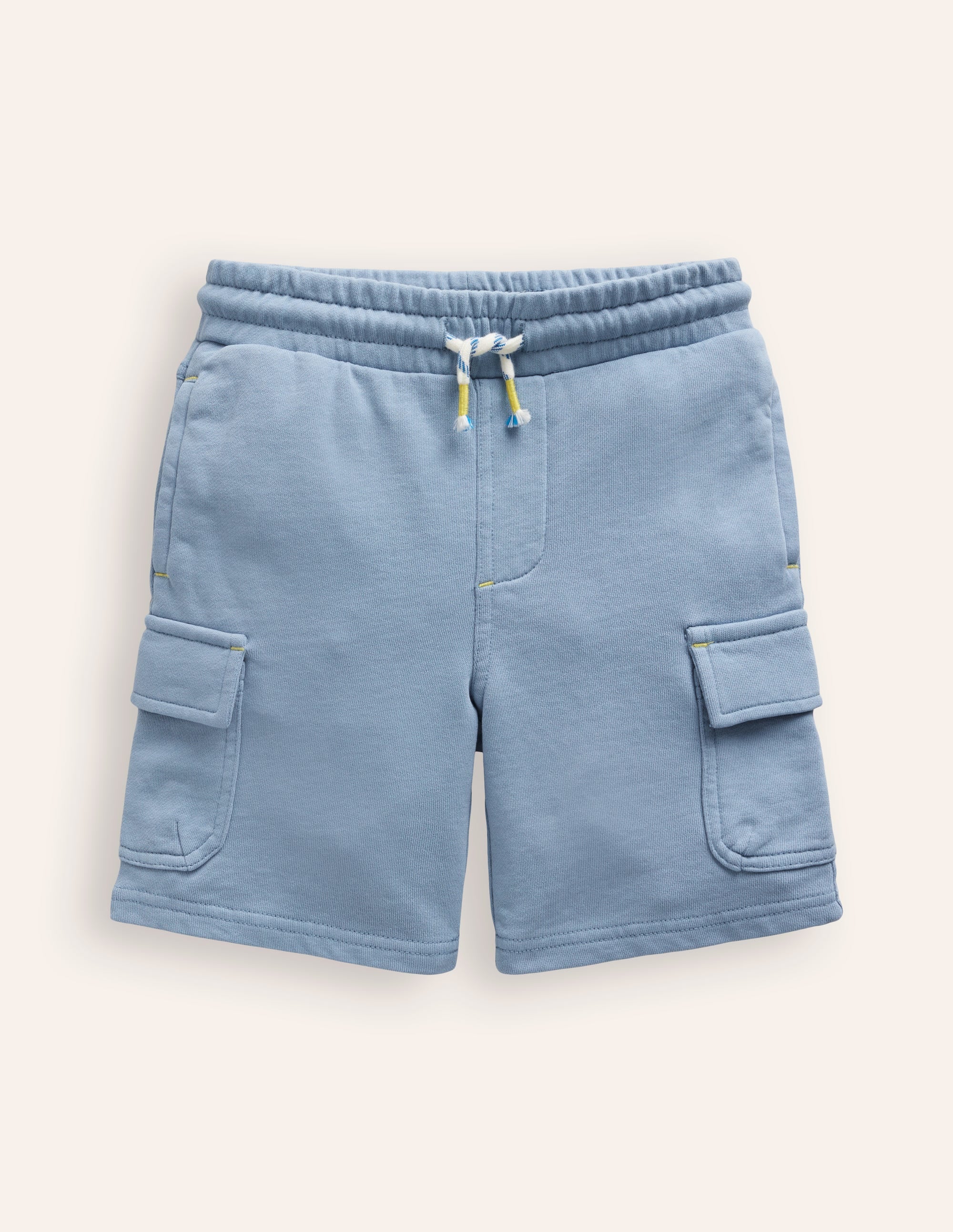 Jersey Cargo Short-Pebble Blue - Image 1