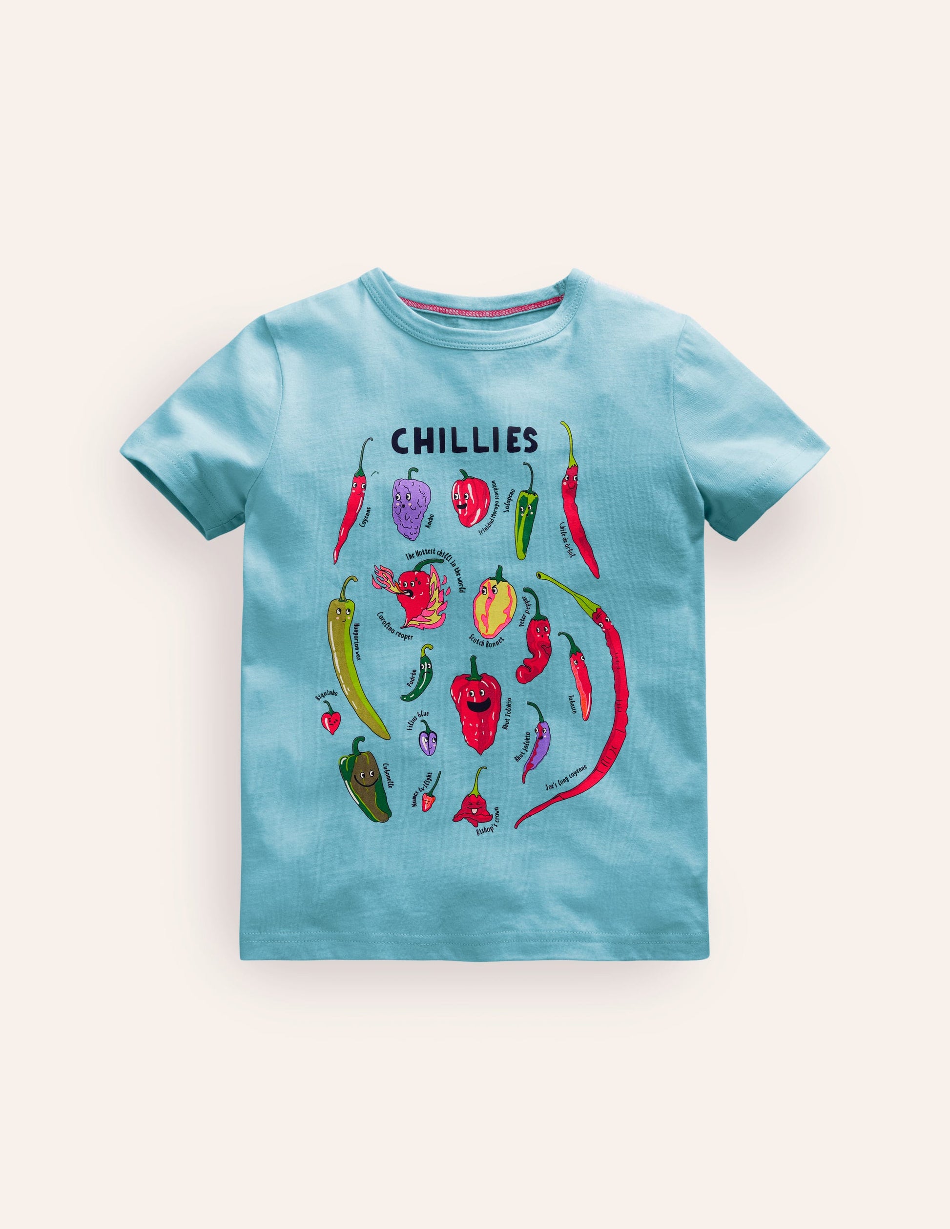 Fun Food T-shirt-Ice Cube Blue Chillis-1