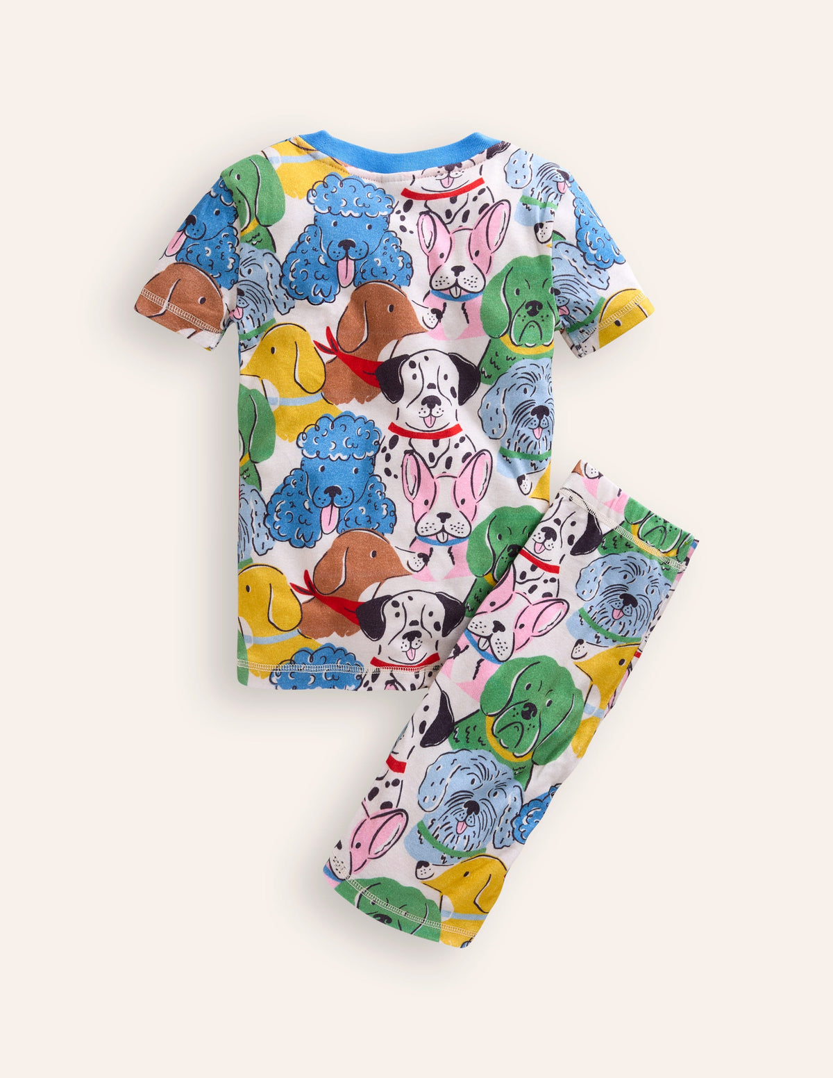Snug Short John Pyjamas-Multi Dogs-2