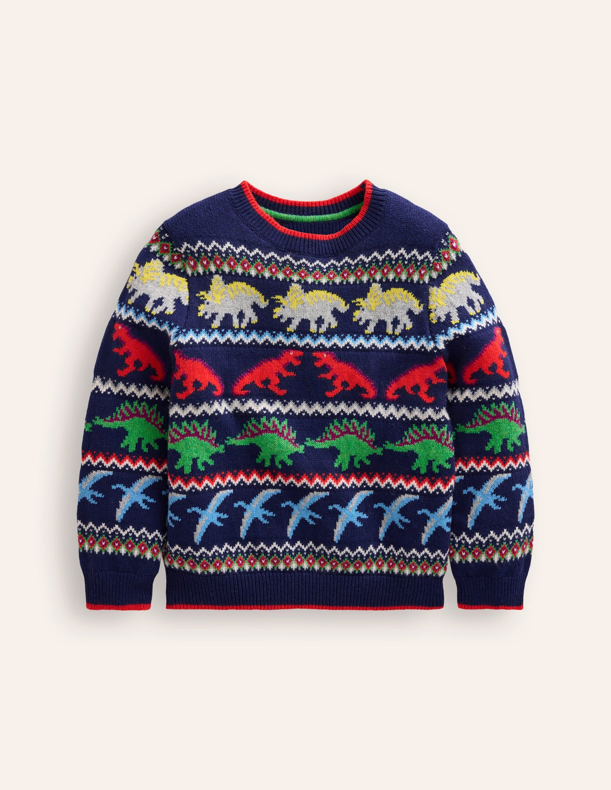 Fair Isle Jumper-Starboard Blue-1