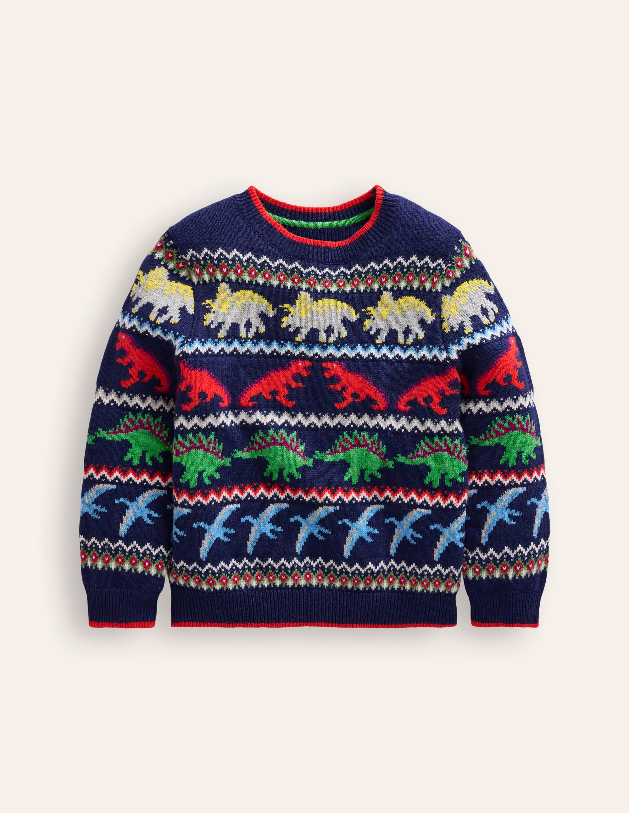 Fair Isle Jumper-Starboard Blue - Image 1